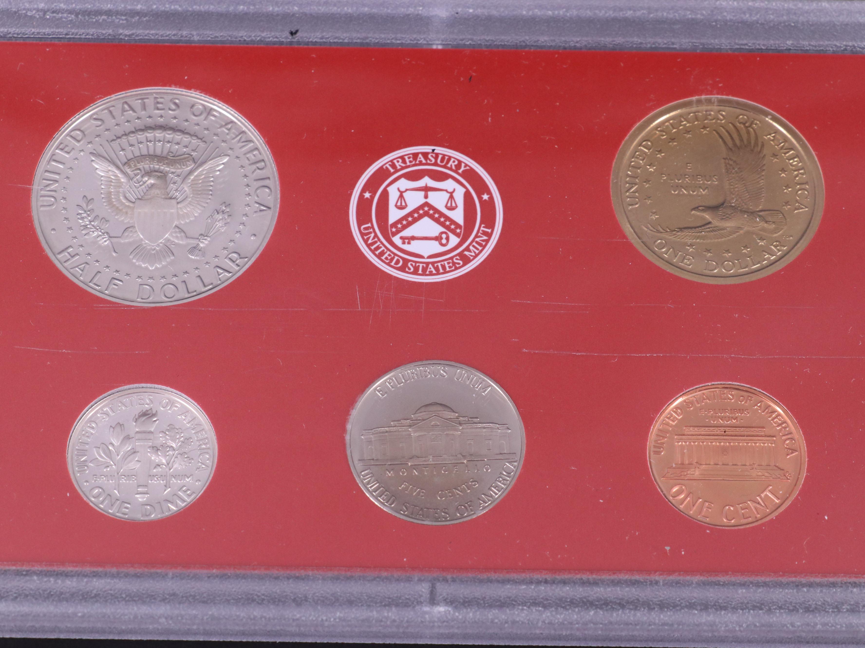 Four U.S. Mint Silver Proof Sets