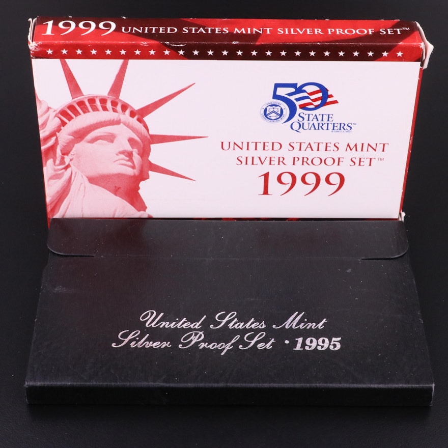 Two Scarce U.S. Mint Silver Proof Sets