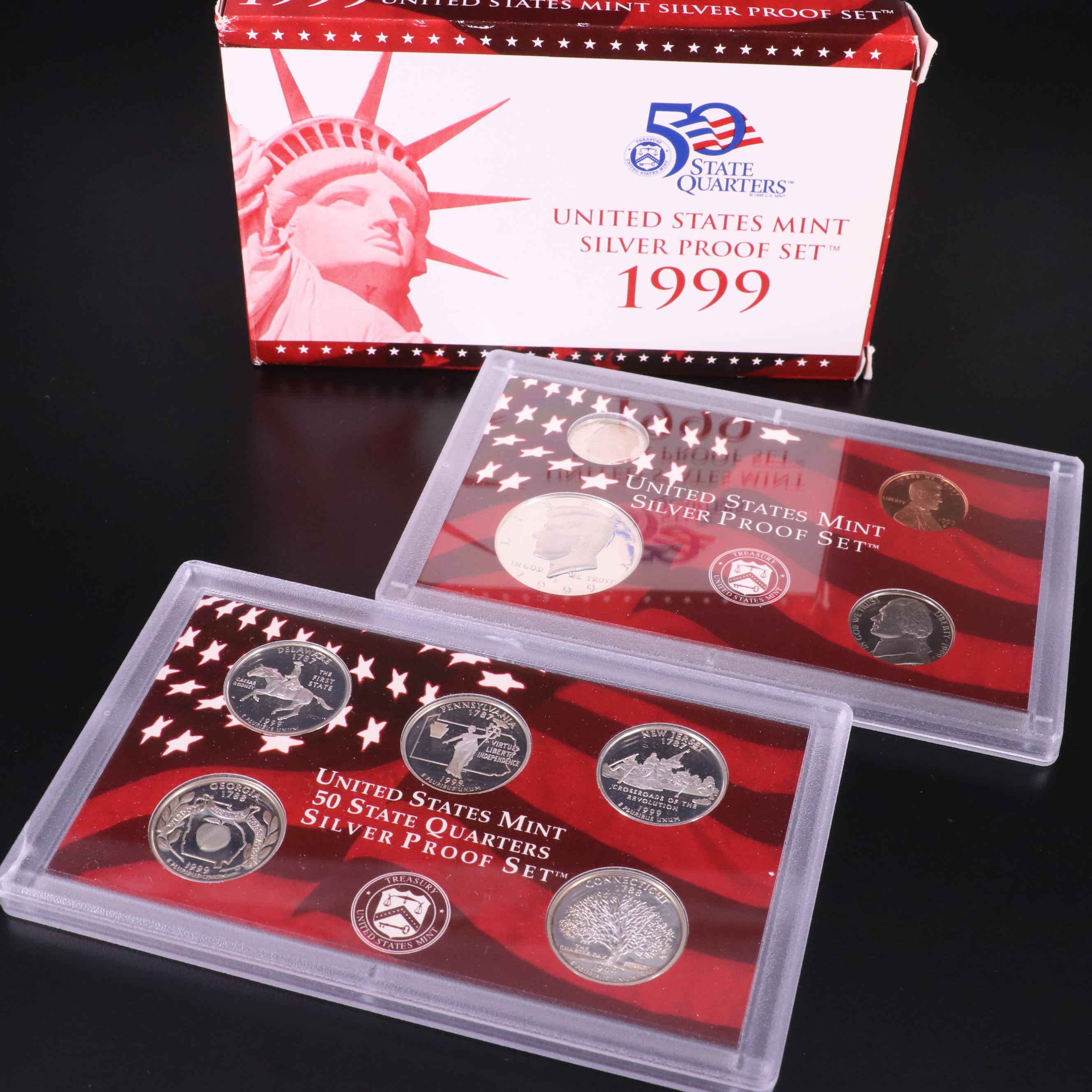 Two Scarce U.S. Mint Silver Proof Sets