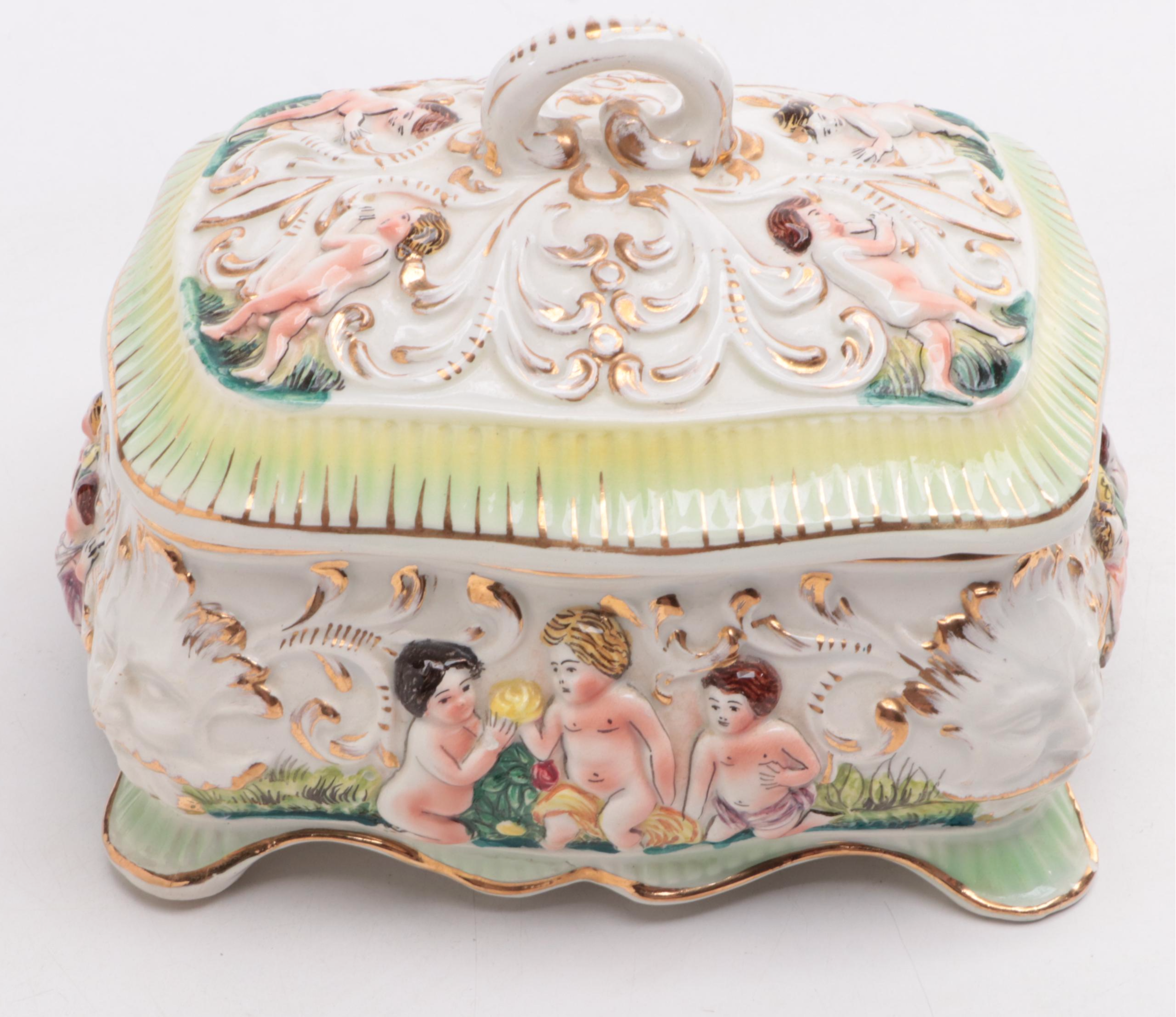 Morimura Bros. Porcelain Serving Tray with More Home Décor