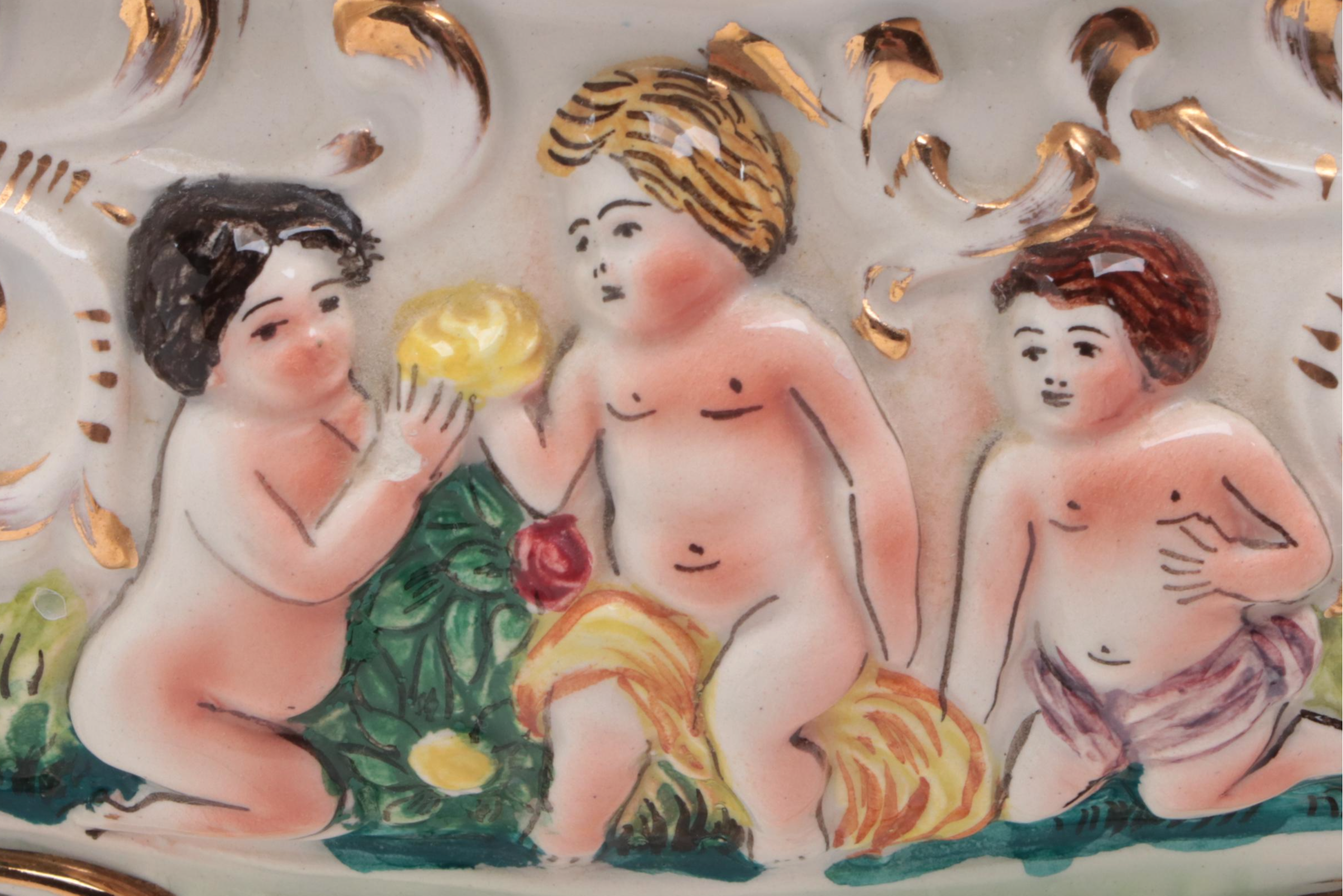 Morimura Bros. Porcelain Serving Tray with More Home Décor