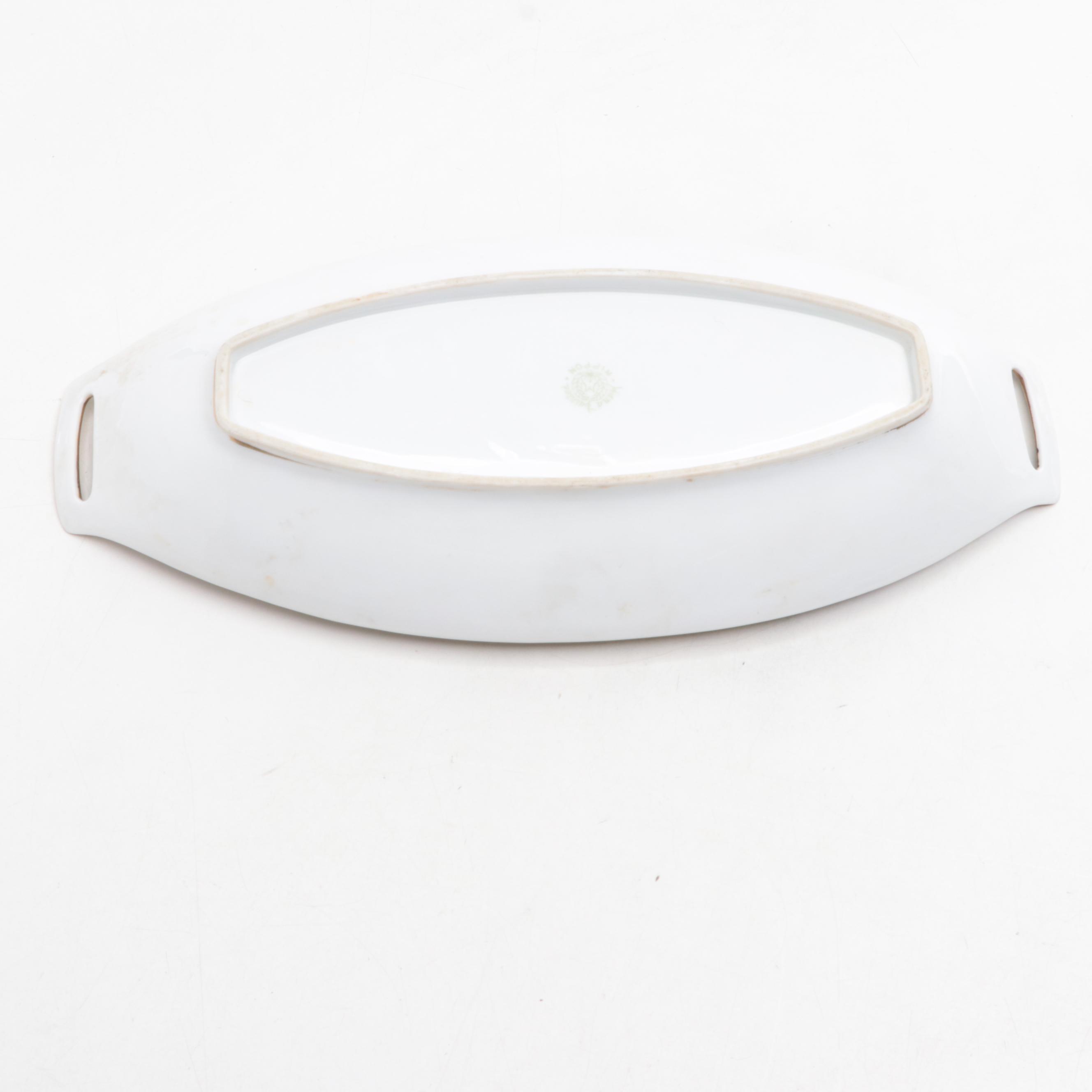 Morimura Bros. Porcelain Serving Tray with More Home Décor