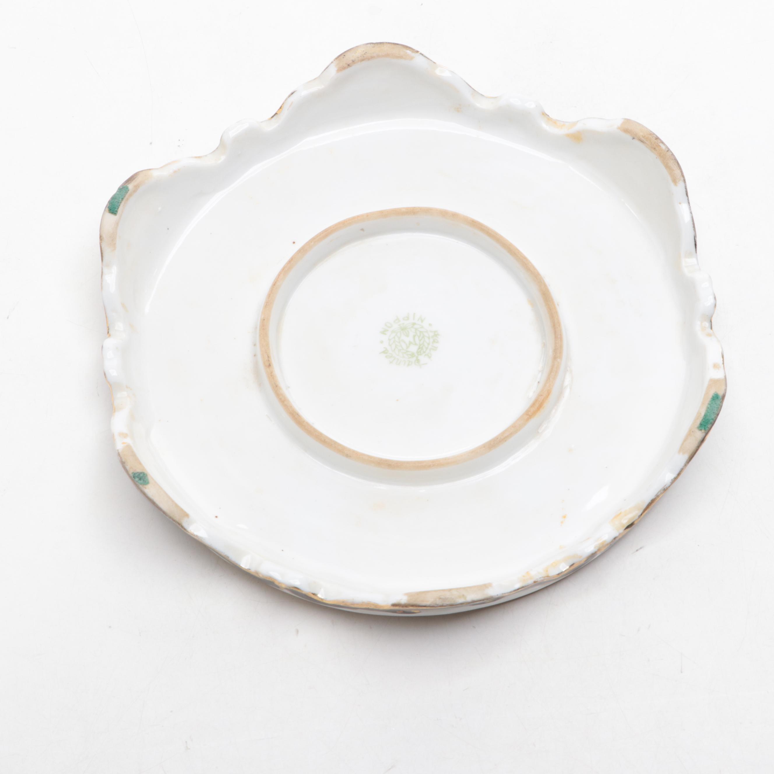 Morimura Bros. Porcelain Serving Tray with More Home Décor