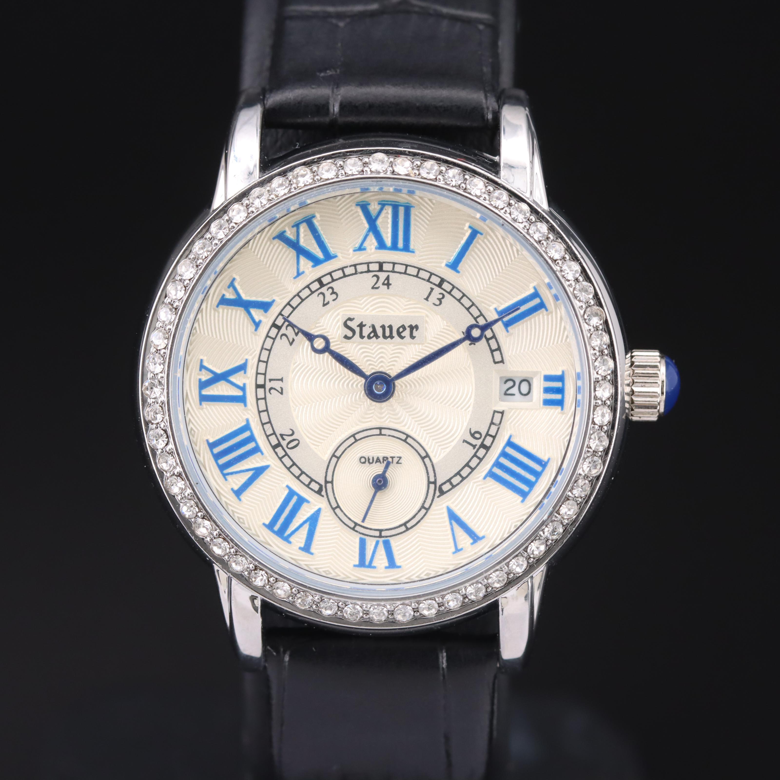 Stauer Roman Dial Date Watch