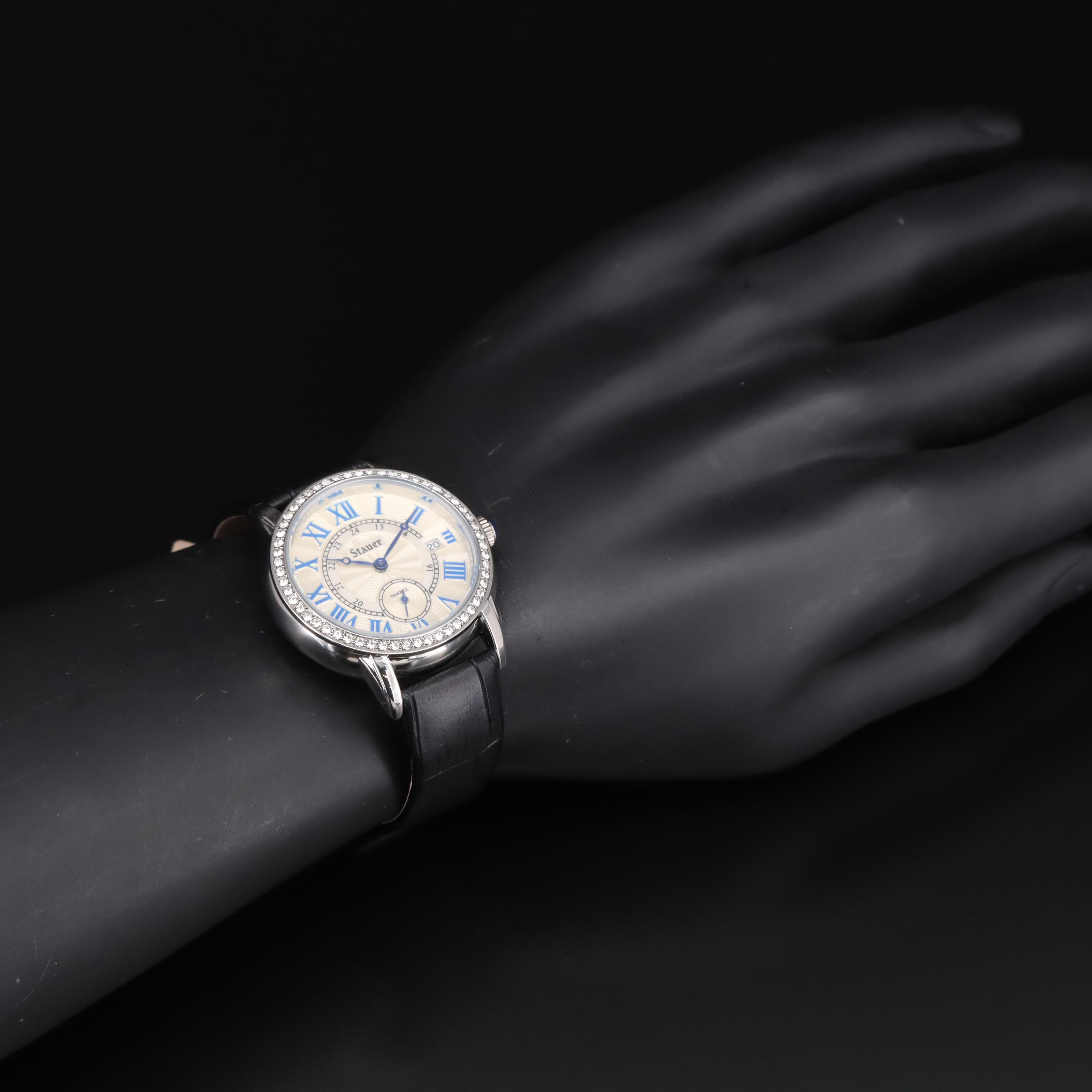 Stauer Roman Dial Date Watch