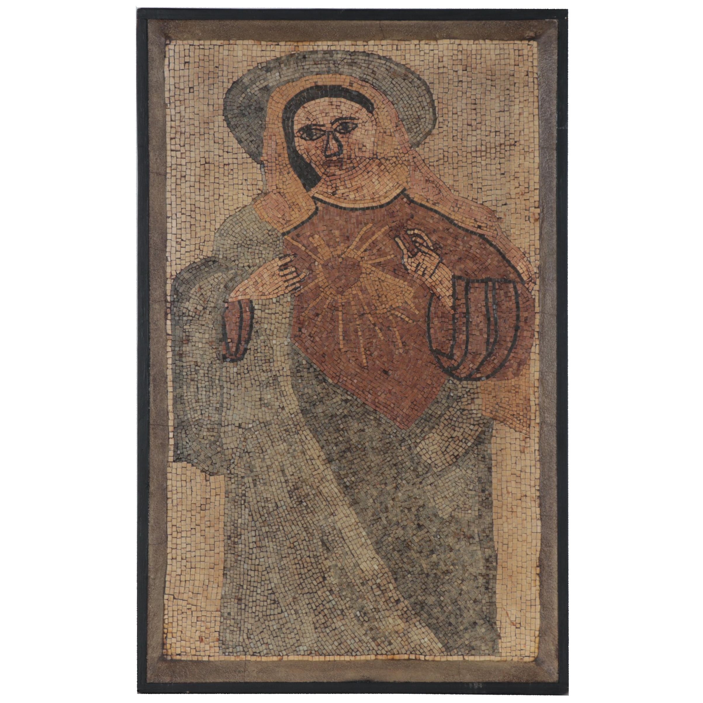 Stone Mosaic of Sacred Heart of Mary, 20th Century