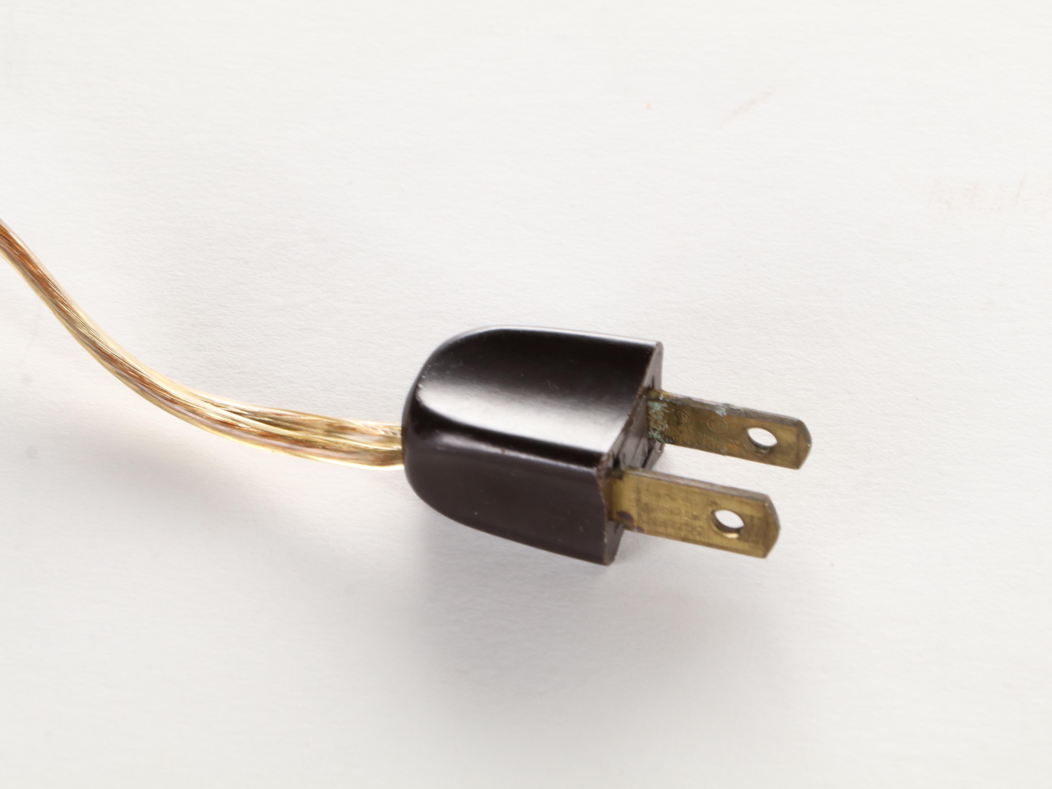 Chinese Hand-Painted Peonies and Swallows Porcelain Vase Table Lamp