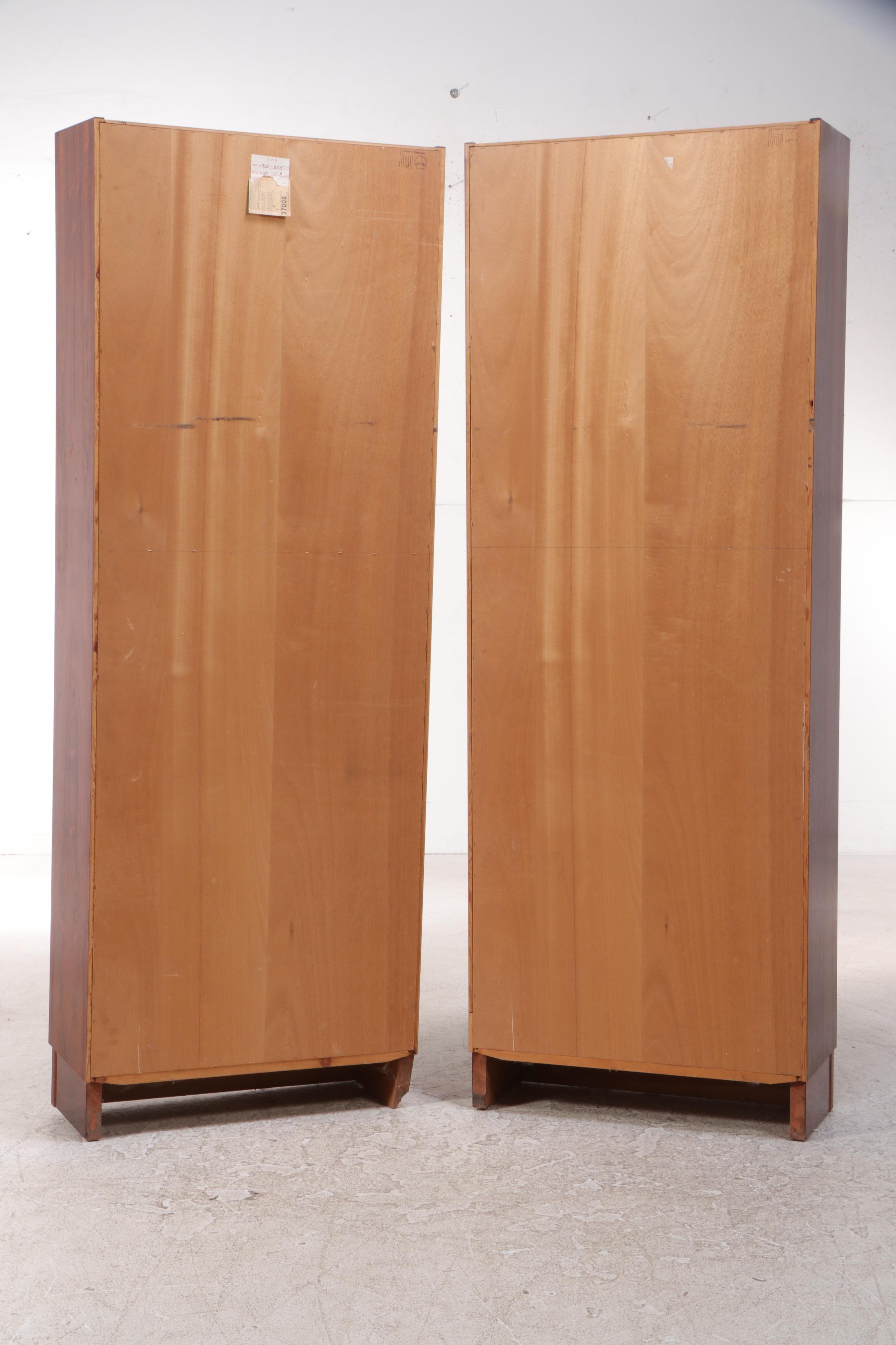 Pair of Poul Hundevad Danish Modern Rosewood Bookcases, circa 1960