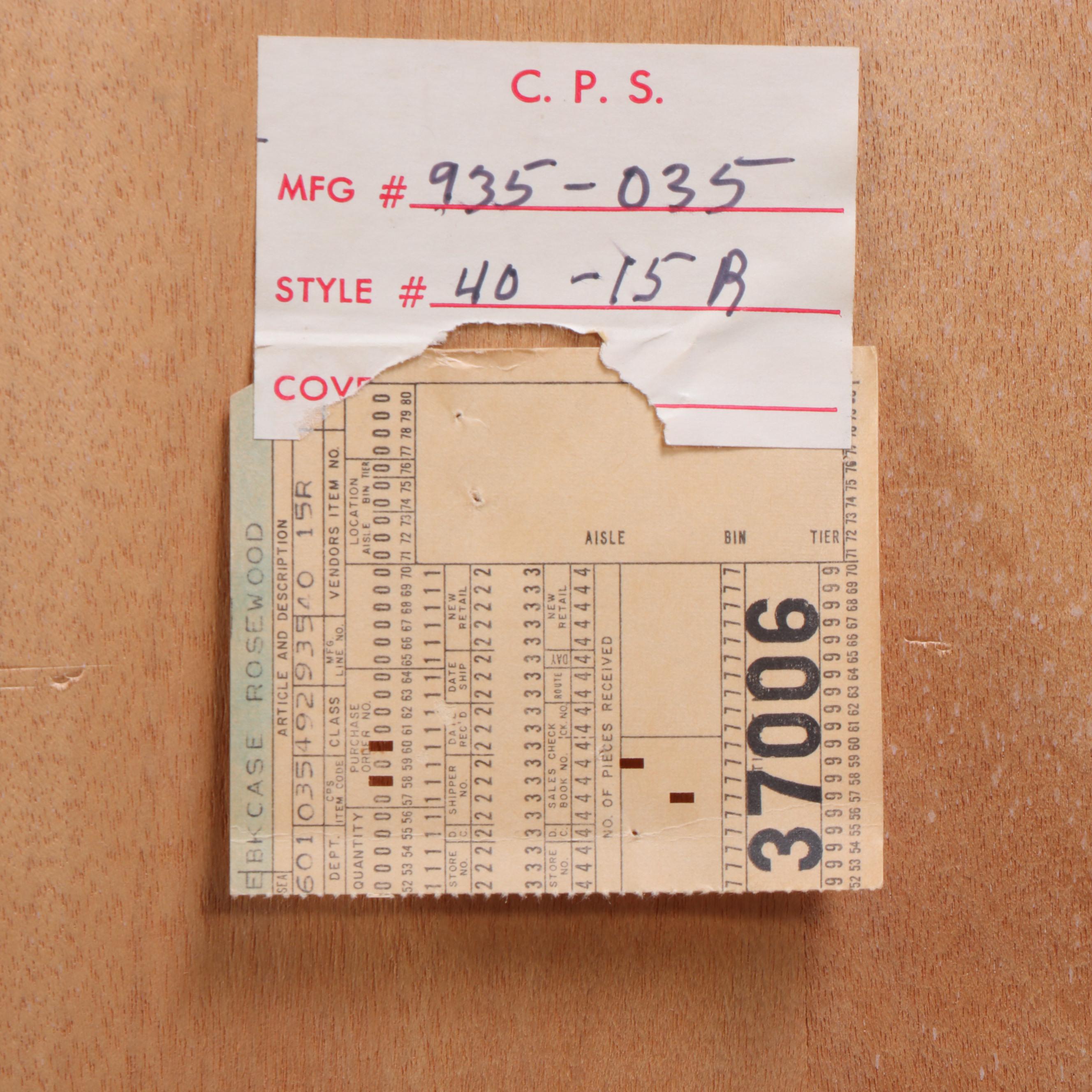 Pair of Poul Hundevad Danish Modern Rosewood Bookcases, circa 1960