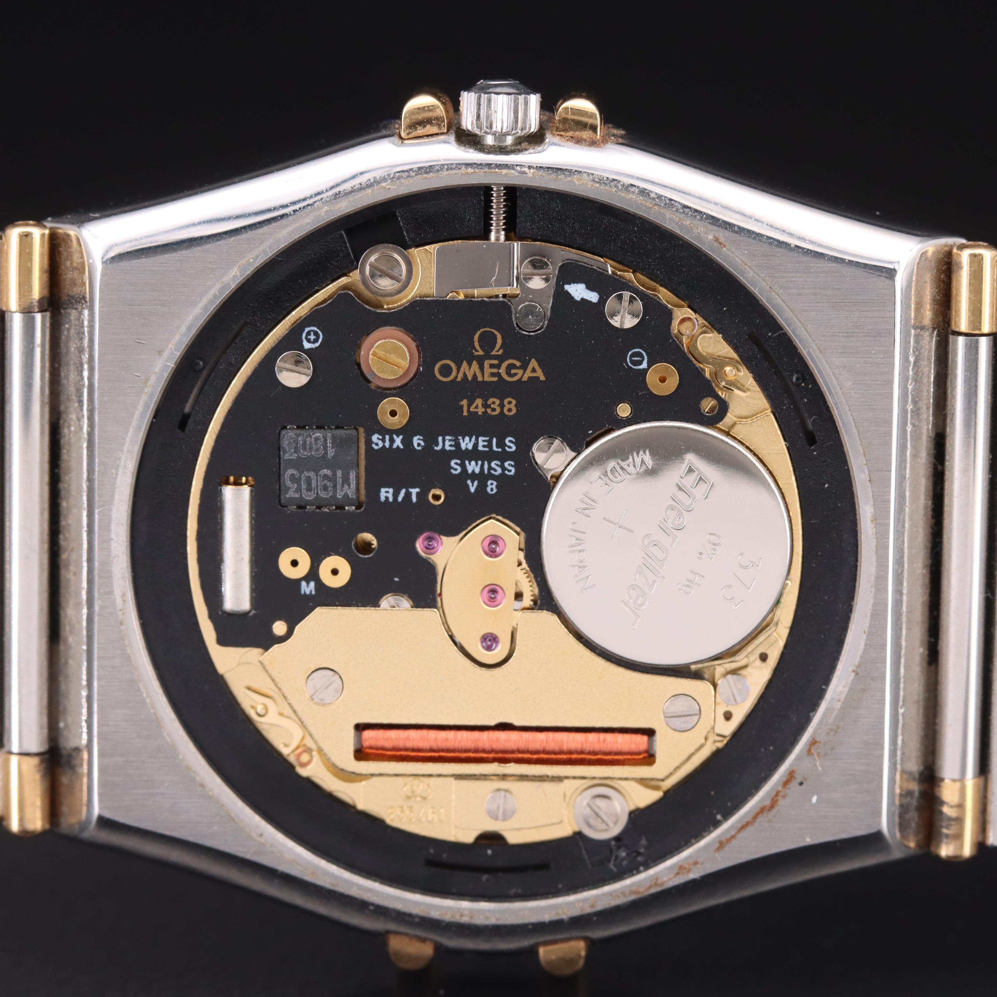 1991 Omega Constellation 18K and Stainless Steel Watch