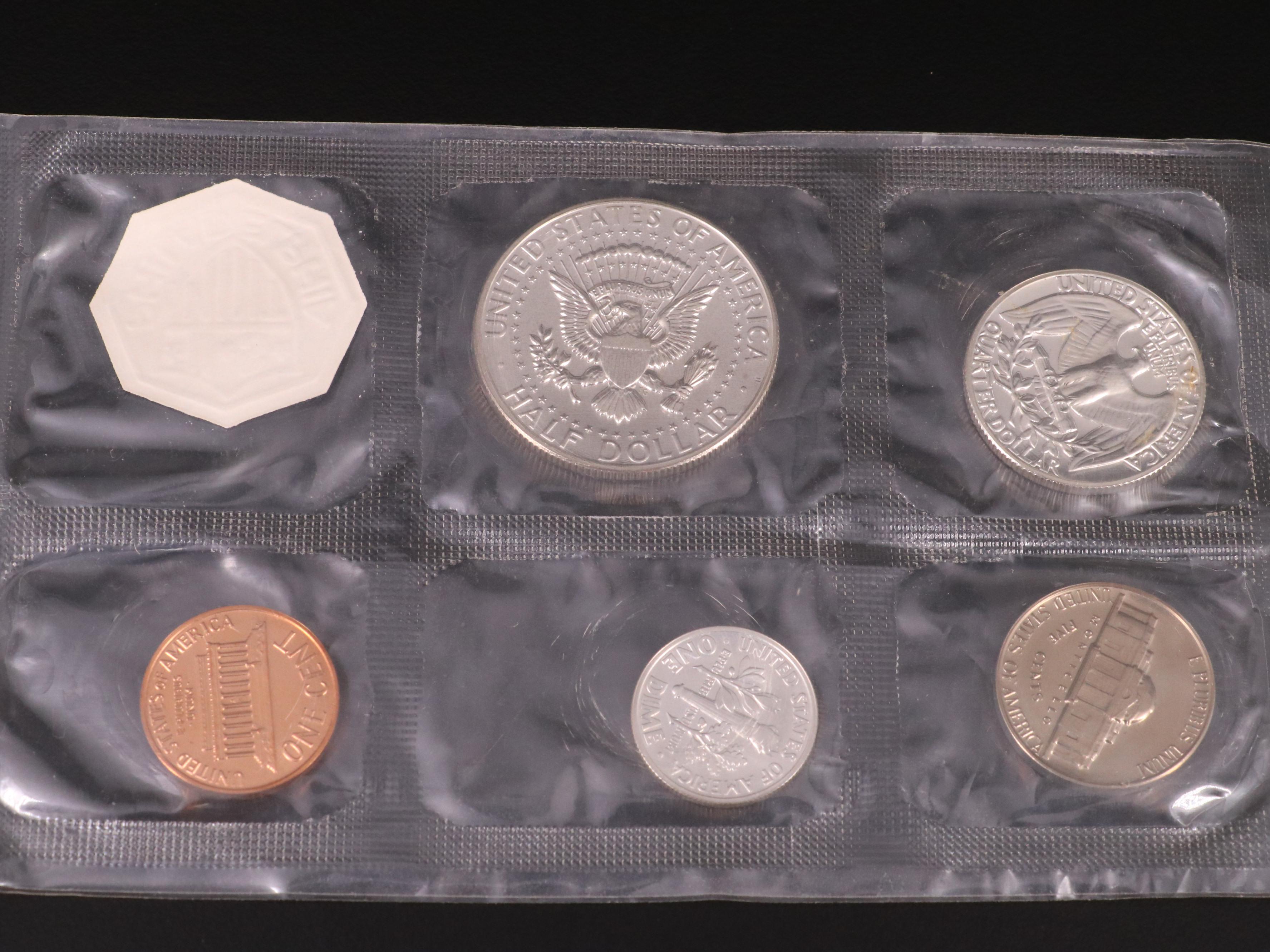 Four U.S. Mint Silver Proof Sets, 1961–1964