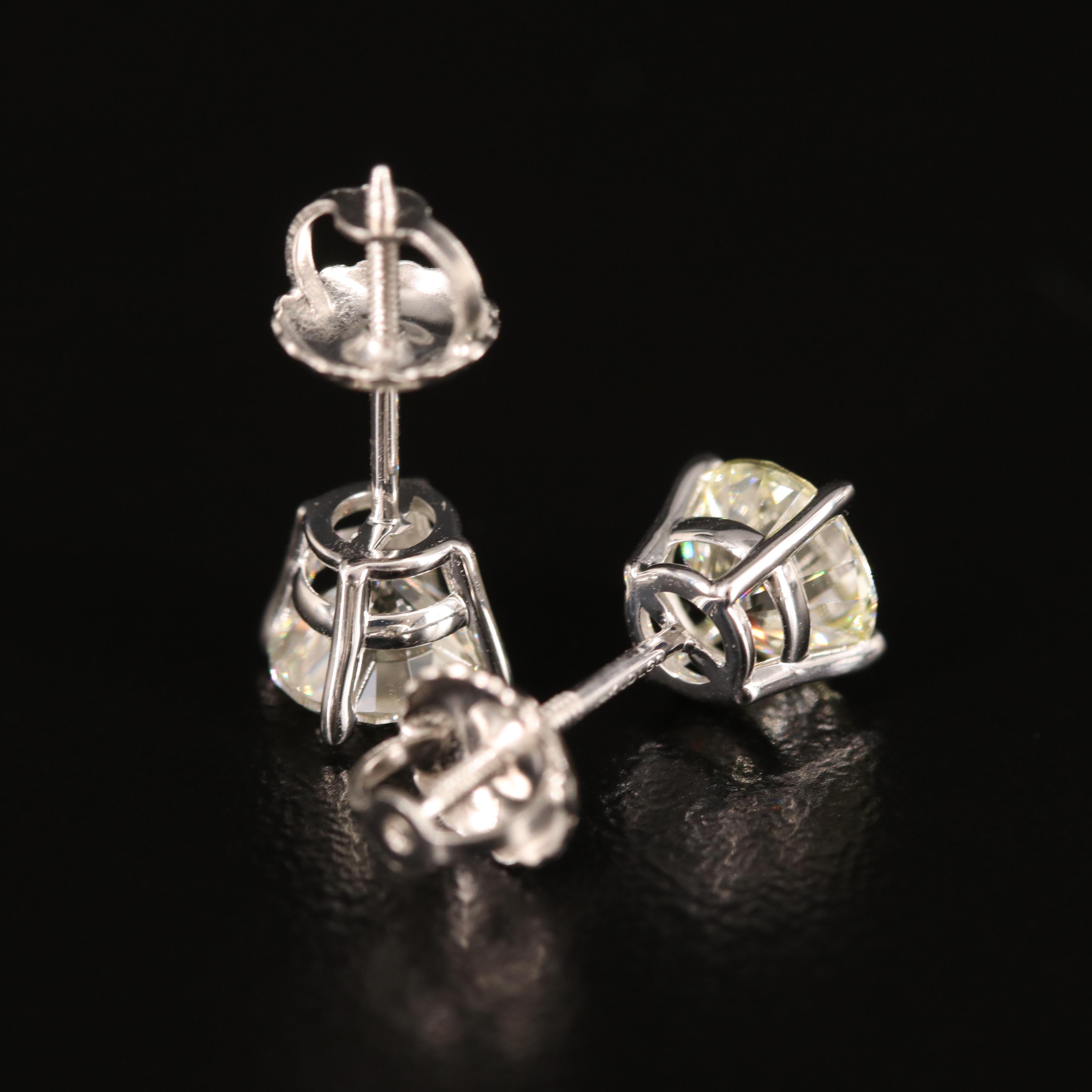14K 1.37 CTW Lab Grown Diamond Stud Earrings