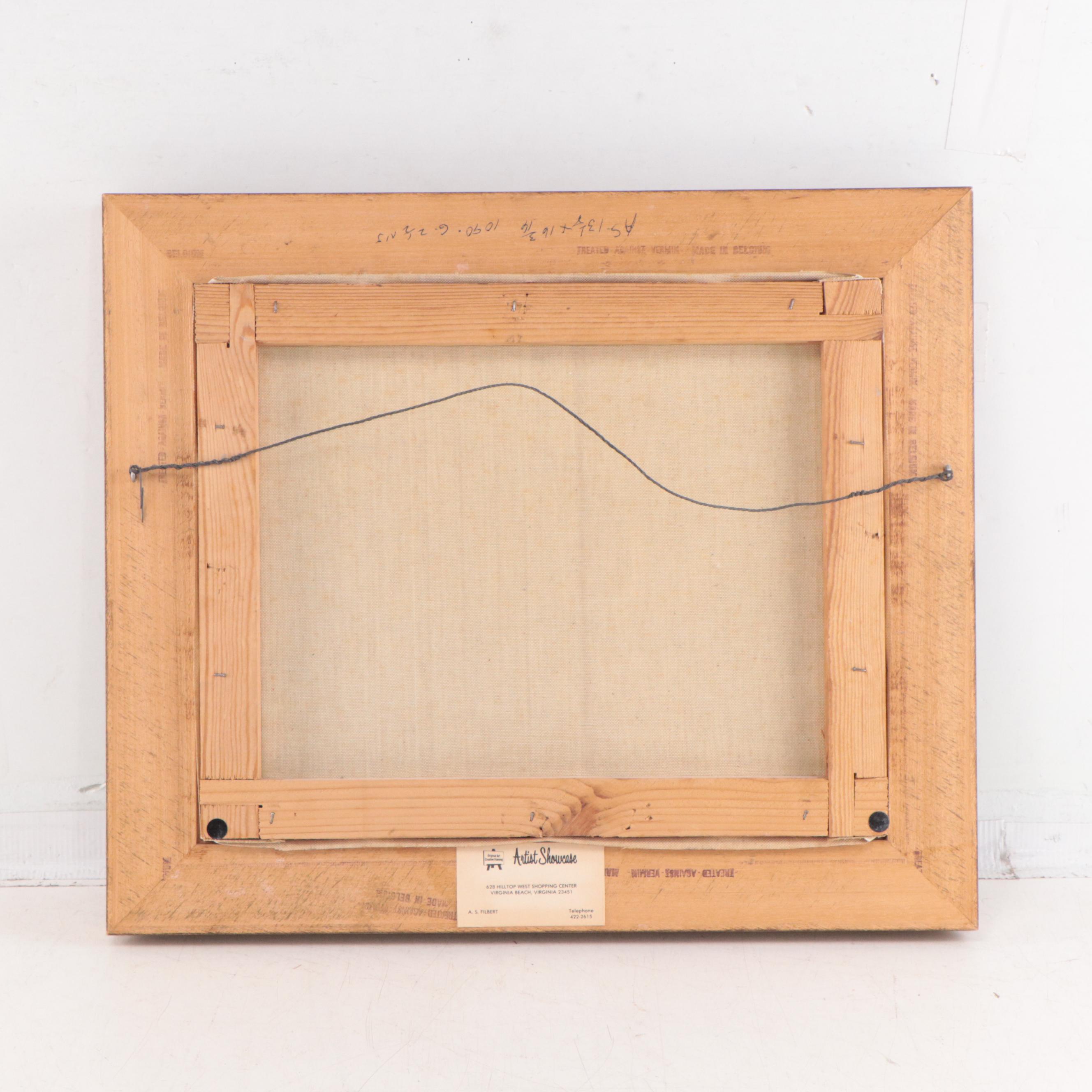 Country Landscape With Cottage Oil Painting