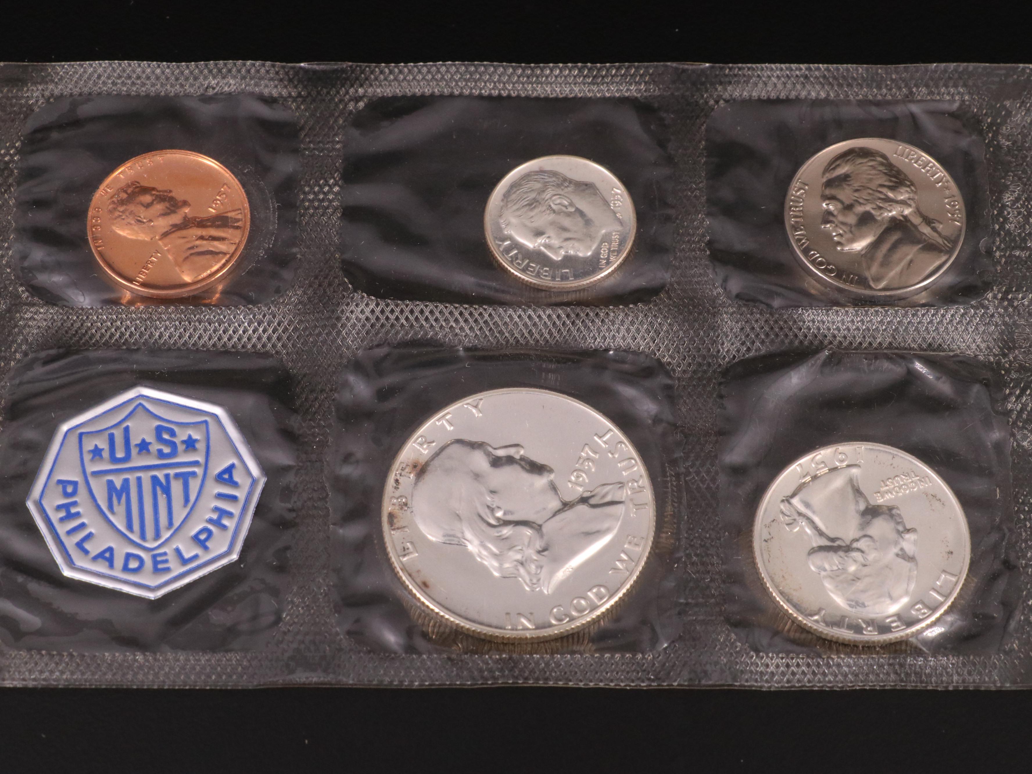 Two Vintage U.S. Mint Silver Proof Sets