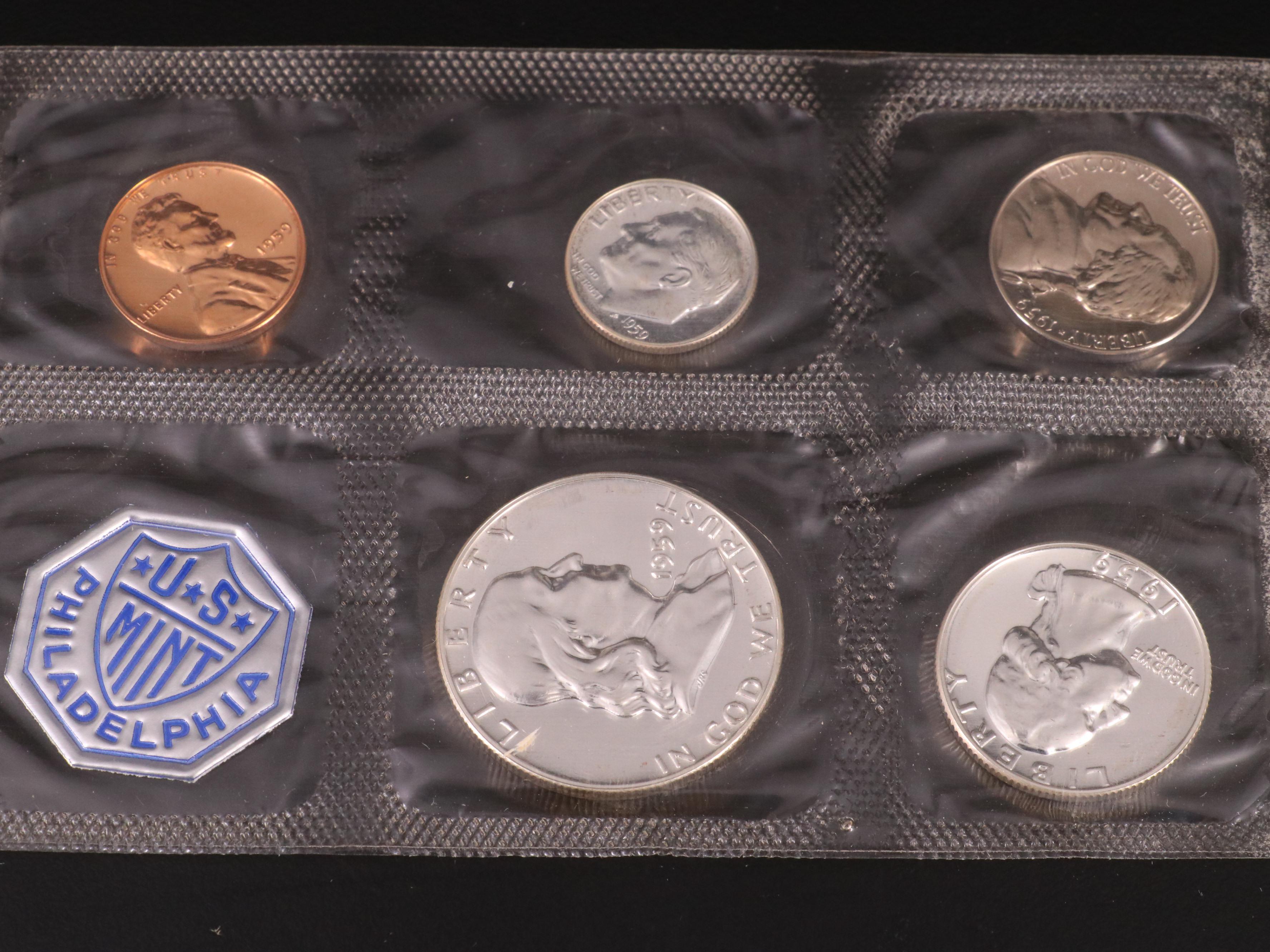 Two Vintage U.S. Mint Silver Proof Sets