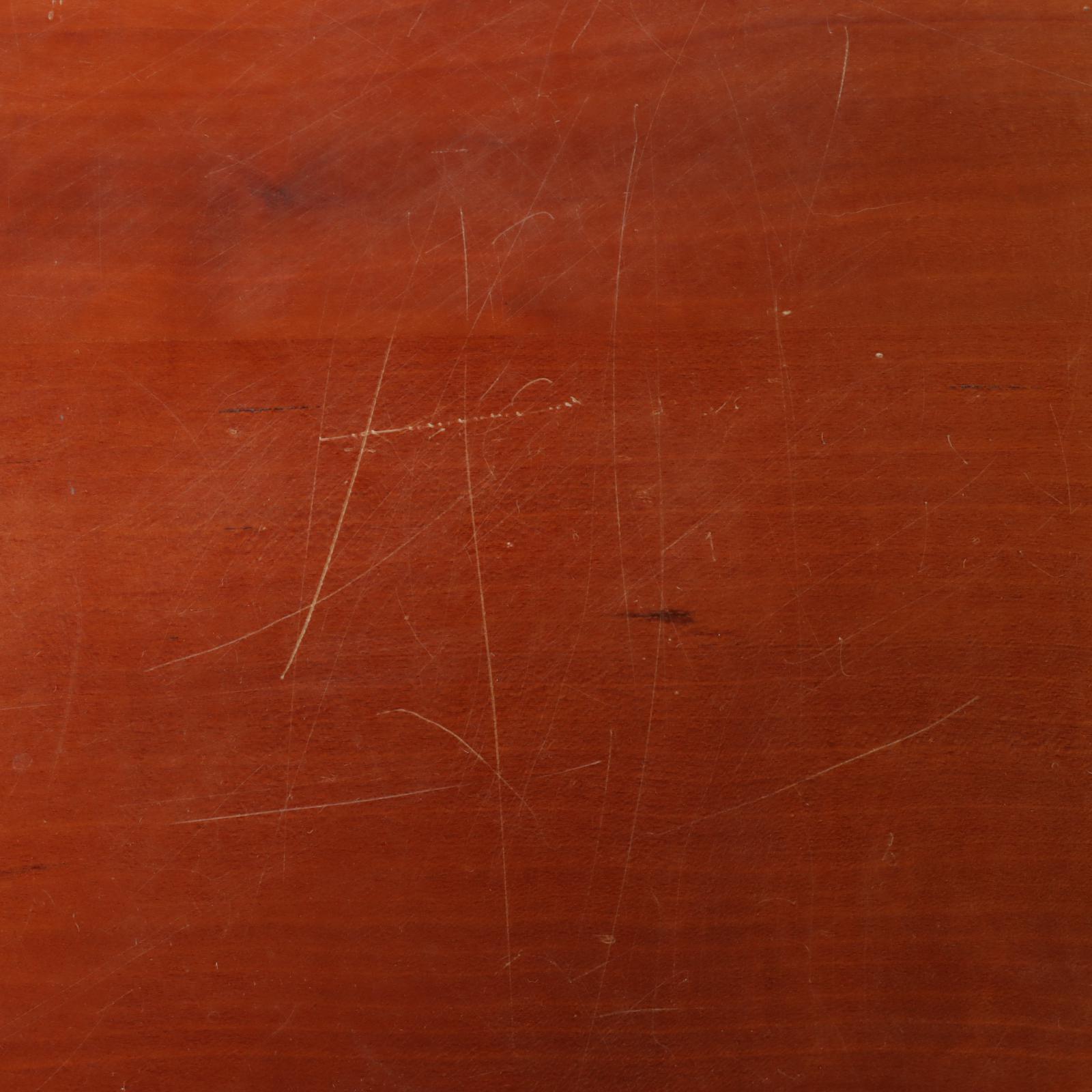 American Primitive Cherrywood Side Table, 19th Century