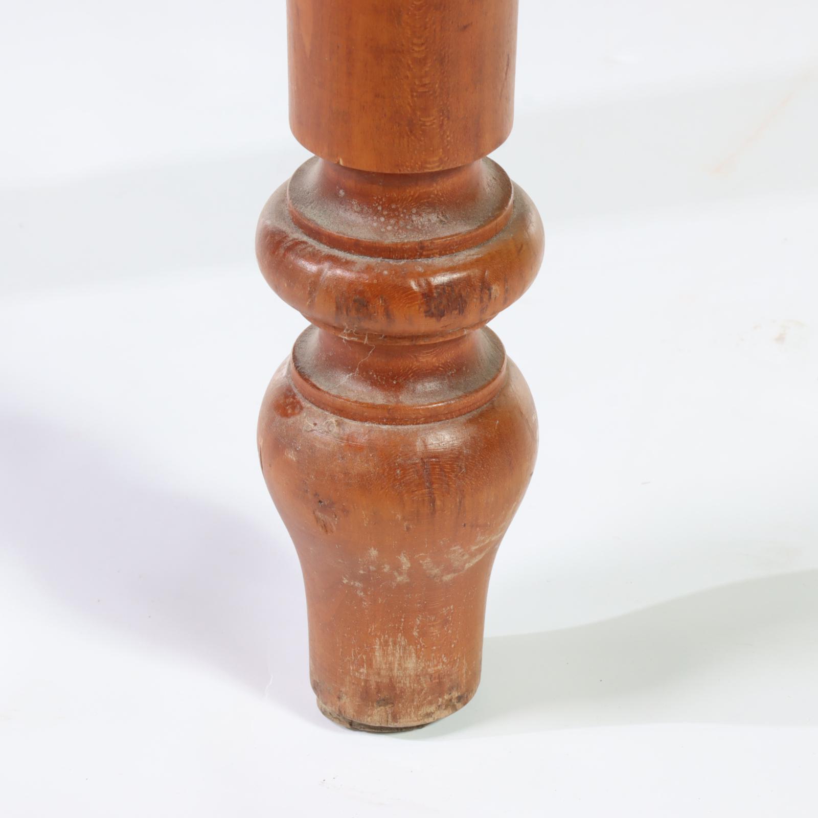 American Primitive Cherrywood Side Table, 19th Century