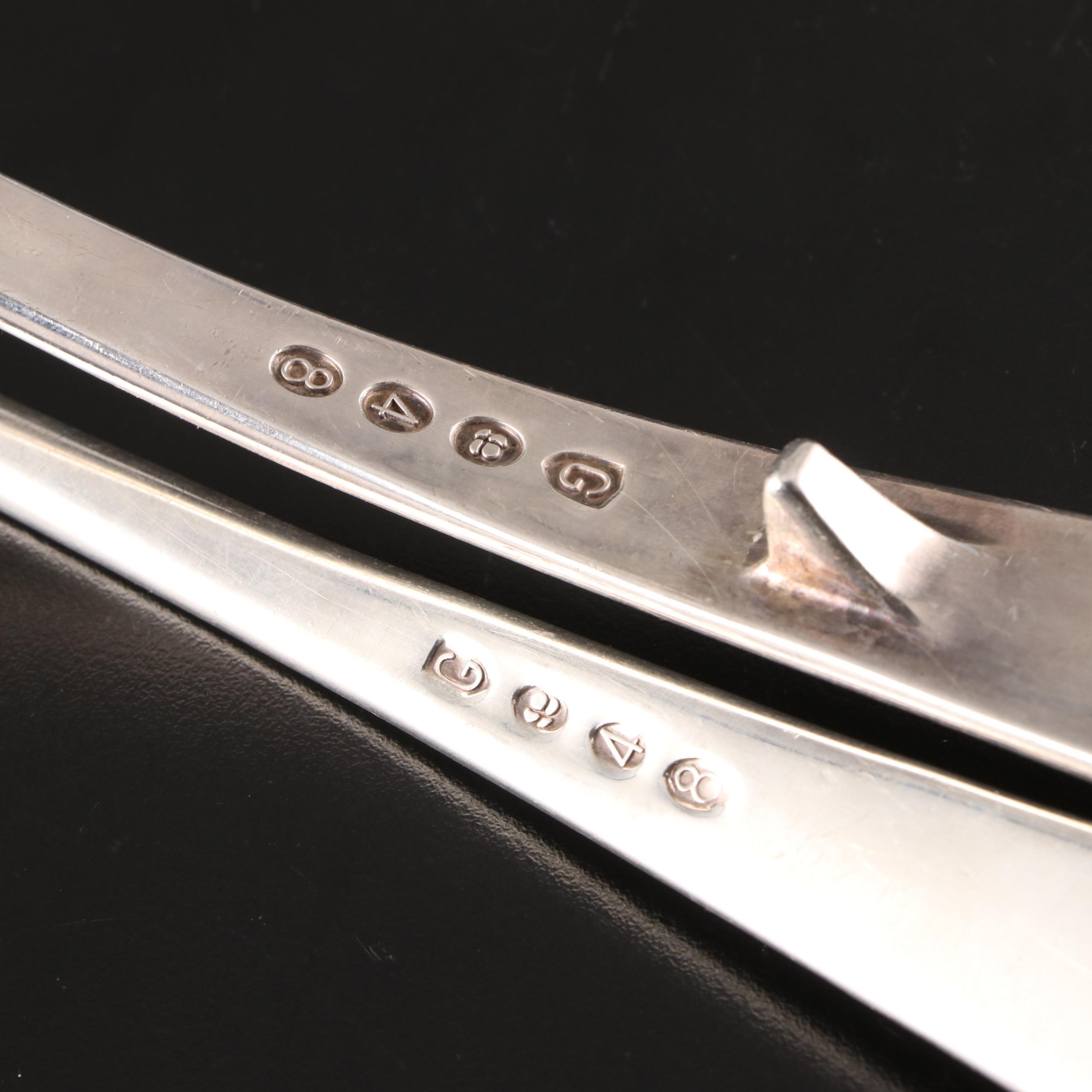 Raimond Sterling Silver Handle Cake Knife with Silver Plated Tableware