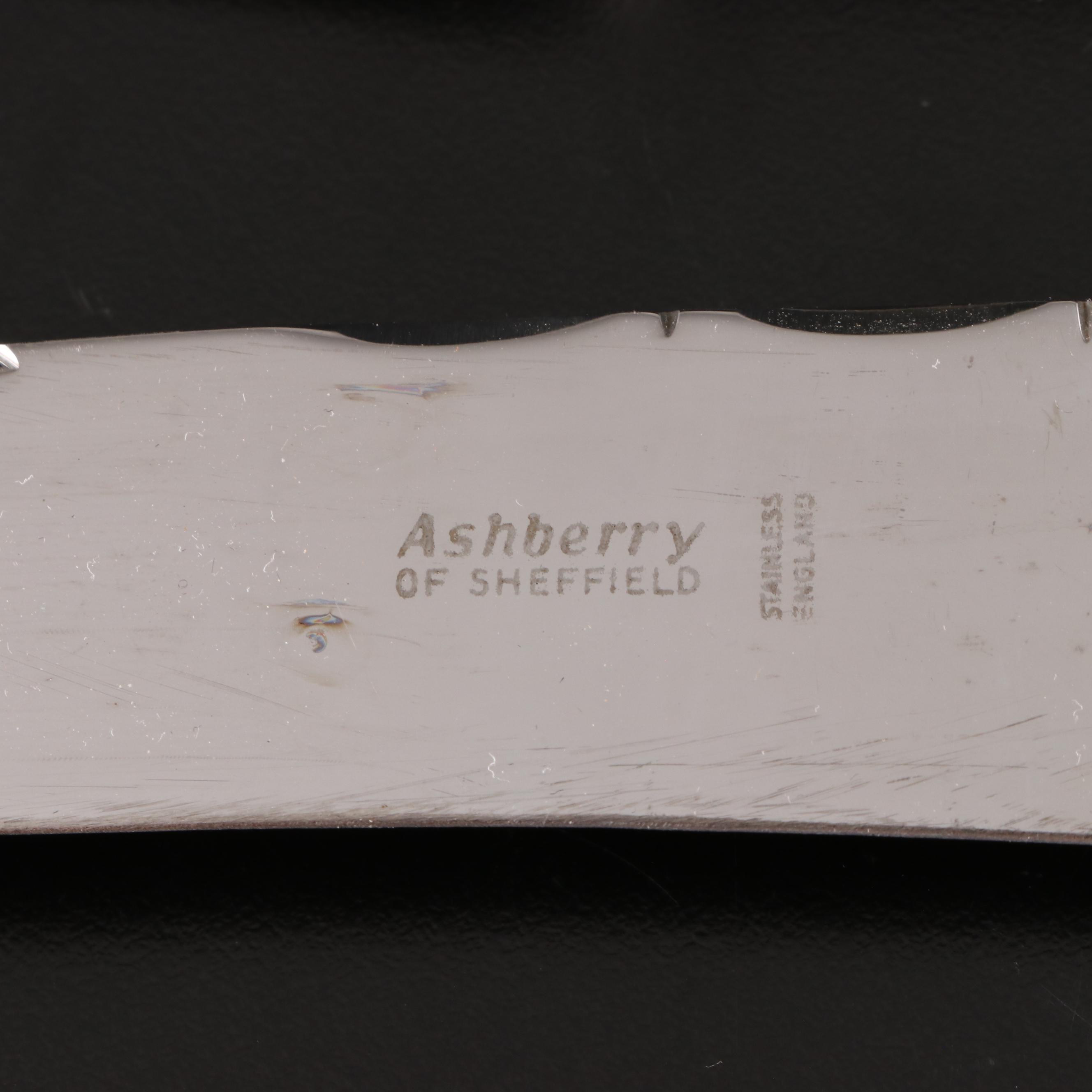 Raimond Sterling Silver Handle Cake Knife with Silver Plated Tableware