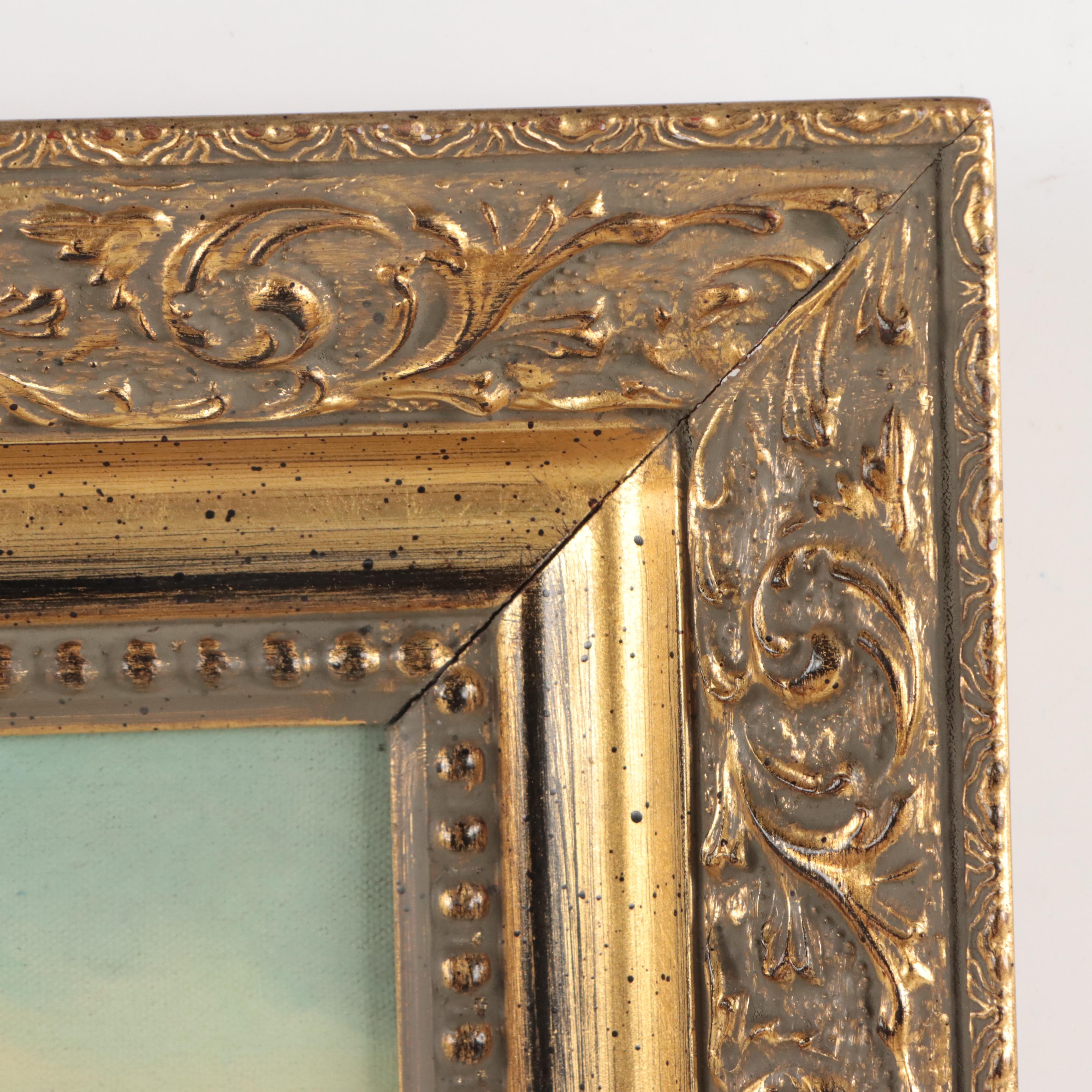 River Valley Landscape Oil Painting