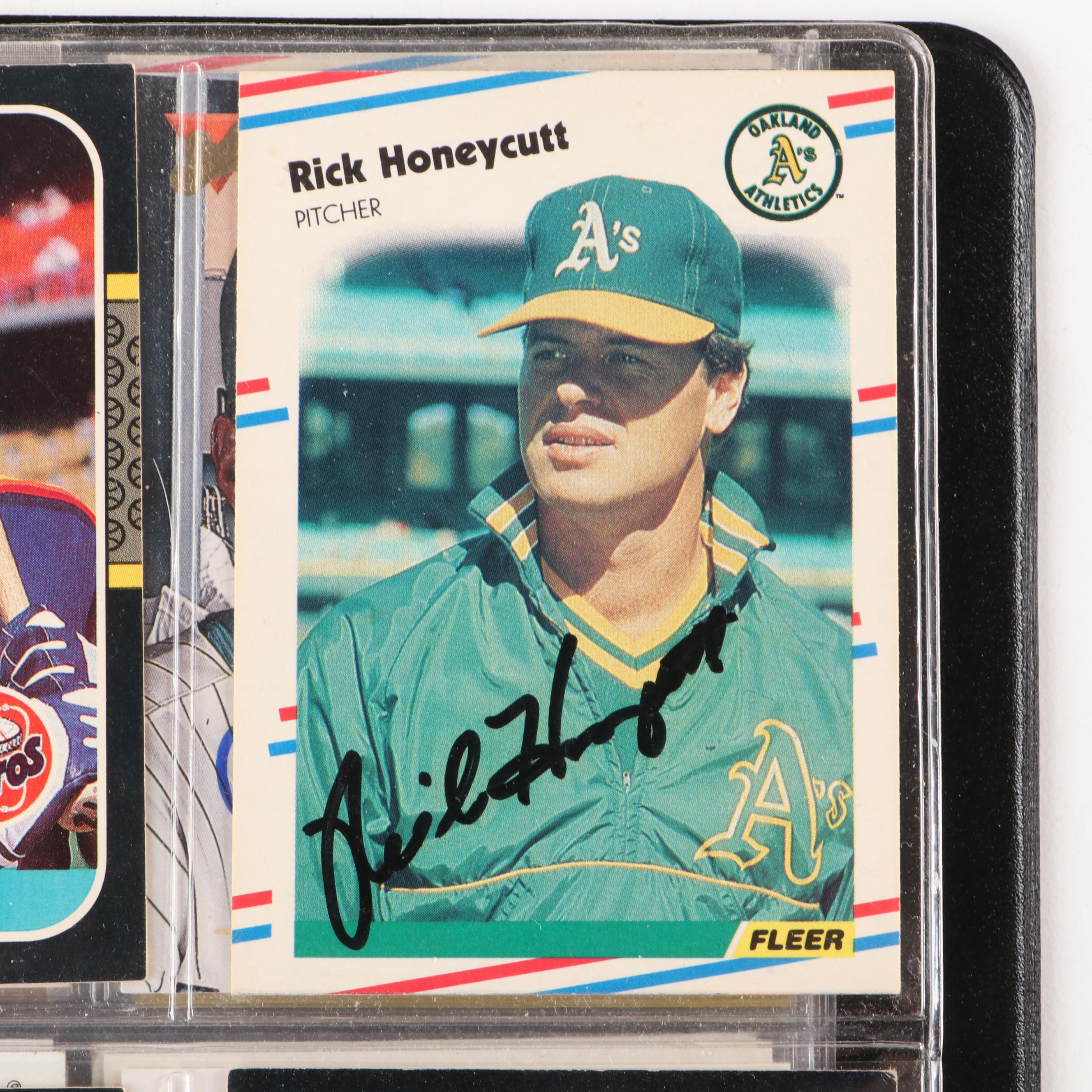 MLB Signed Card Collection, Schoendienst, Perry, Virdon, Konerko and More