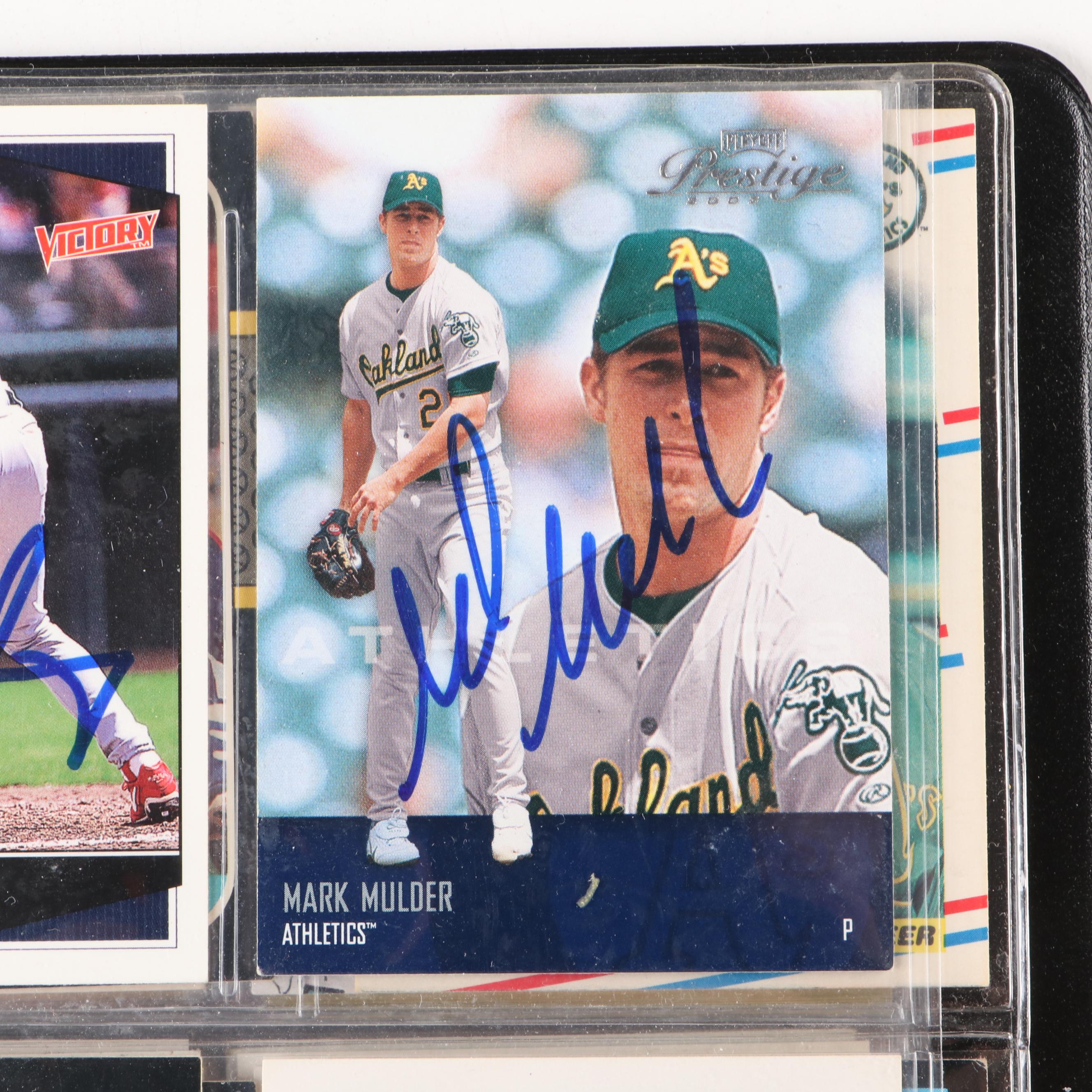 MLB Signed Card Collection, Schoendienst, Perry, Virdon, Konerko and More