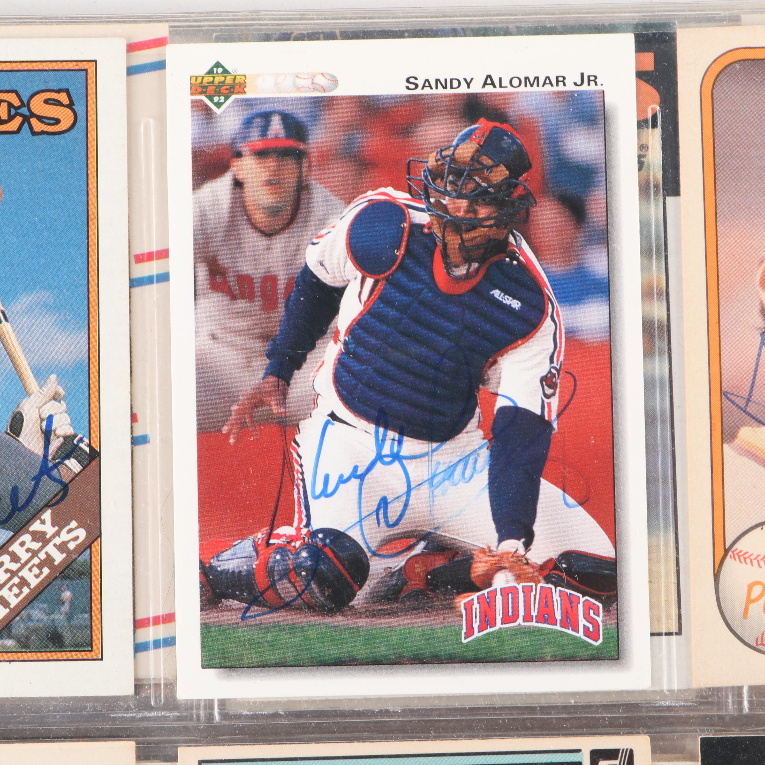 MLB Signed Card Collection, Schoendienst, Perry, Virdon, Konerko and More