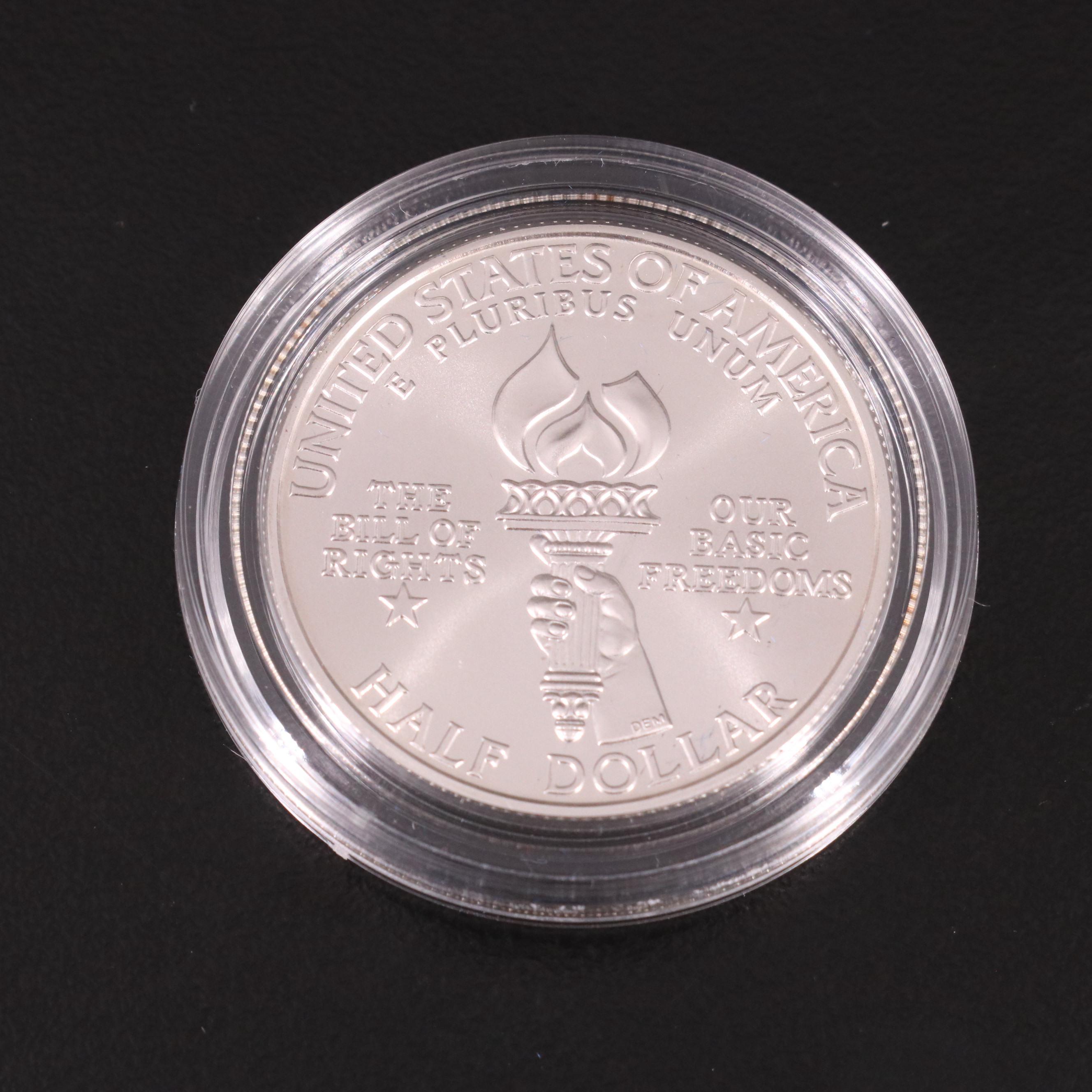 Three Modern Commemorative Silver Dollars
