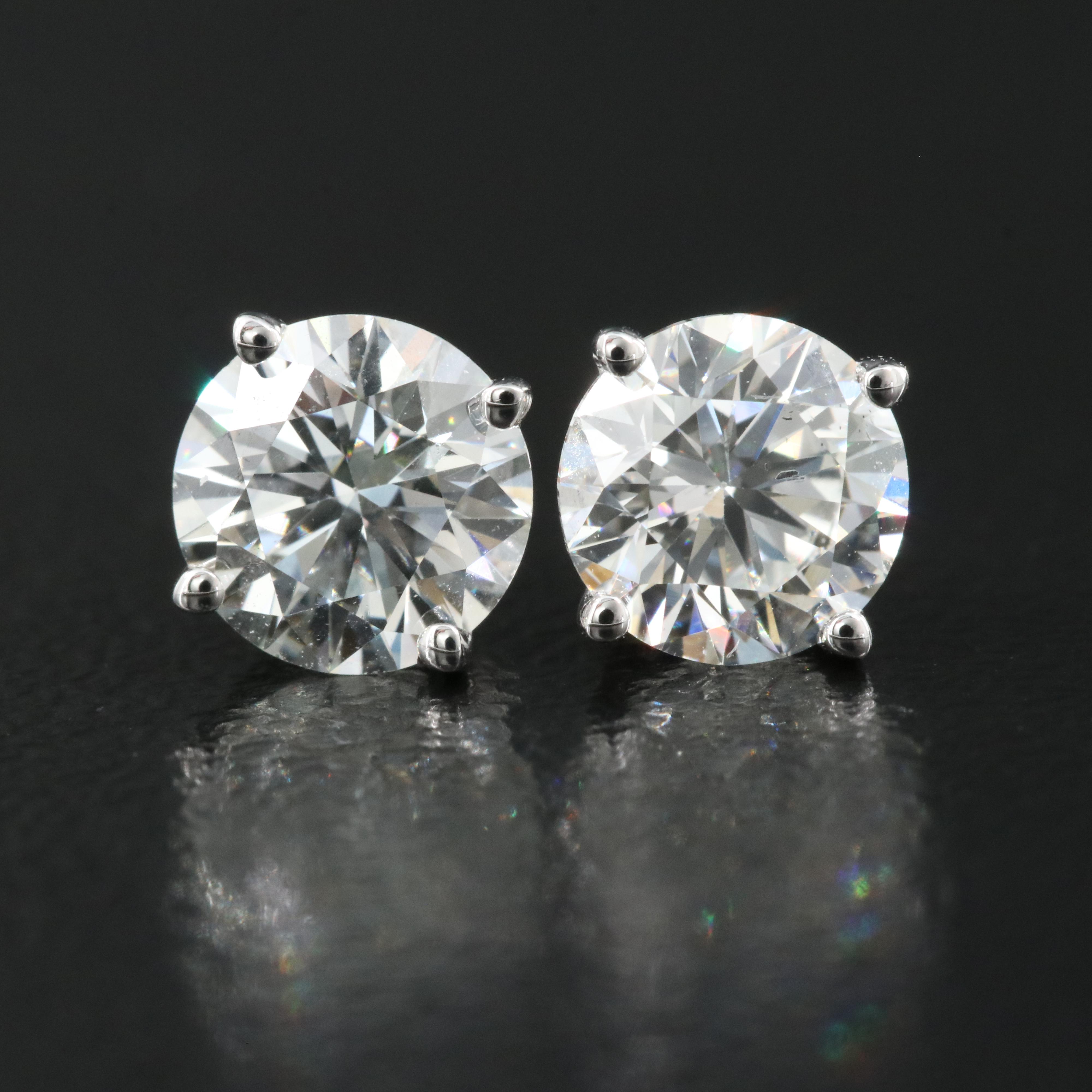 14K 1.30 CTW Lab Grown Diamond Stud Earrings