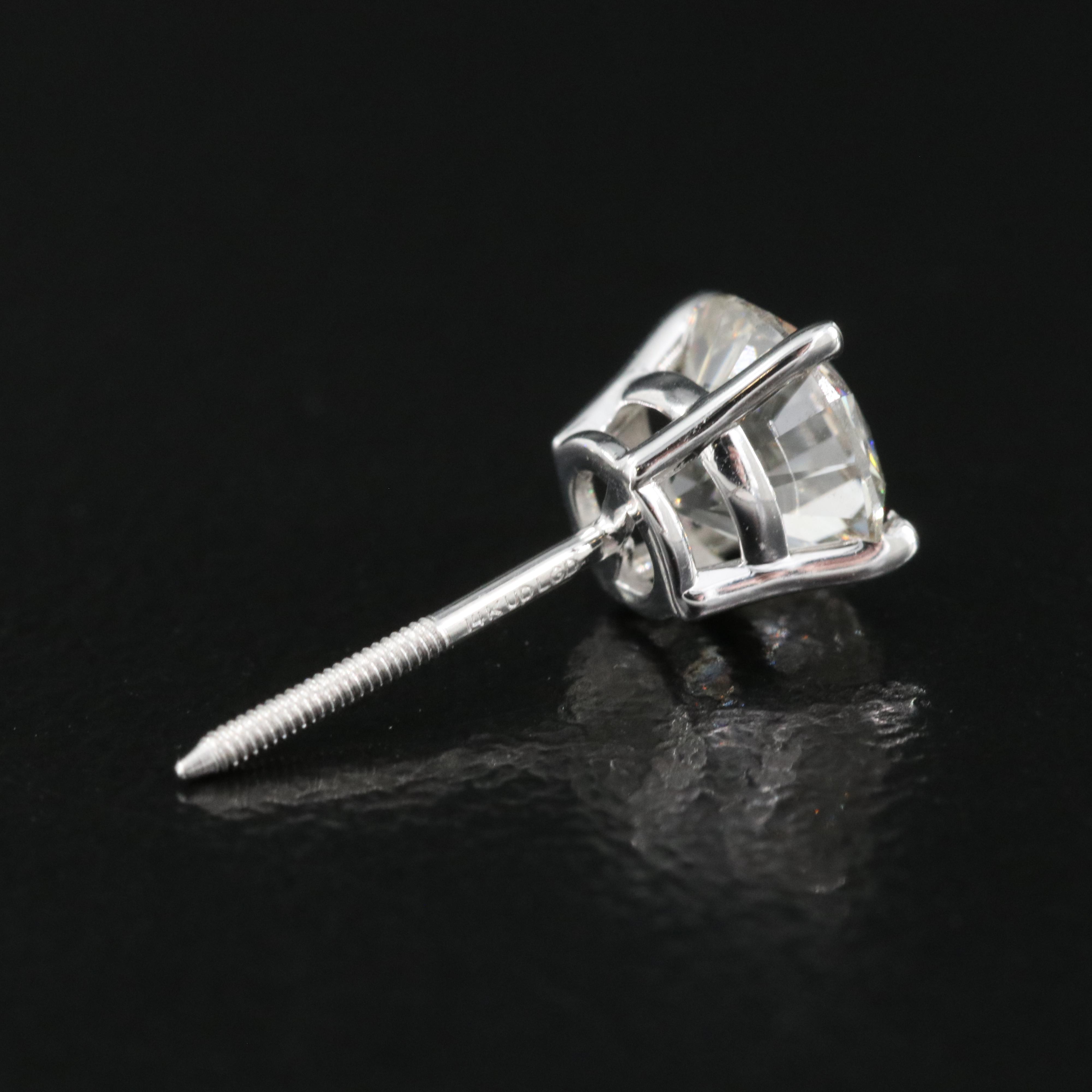14K 1.37 CTW Lab Grown Diamond Stud Earrings