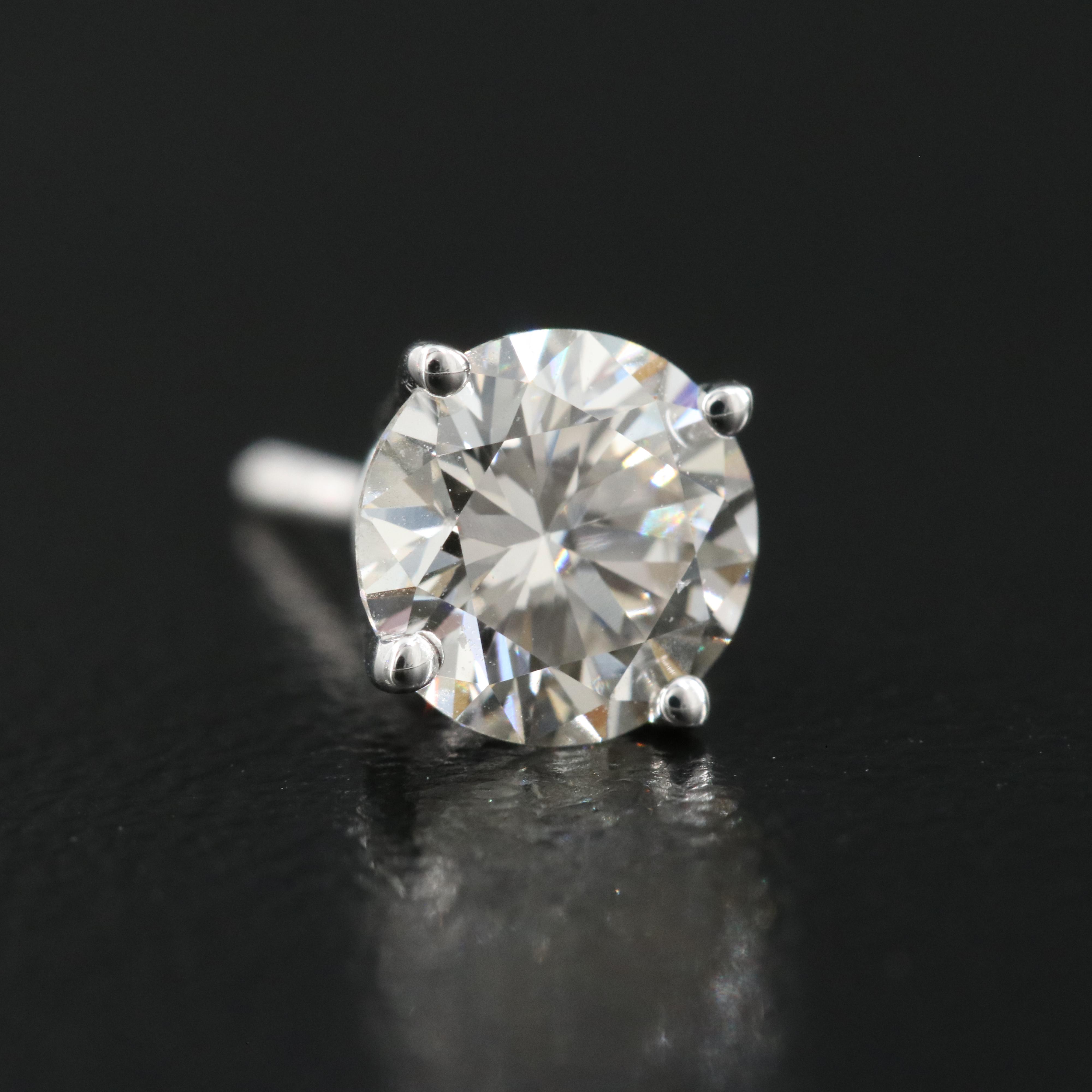 14K 1.37 CTW Lab Grown Diamond Stud Earrings