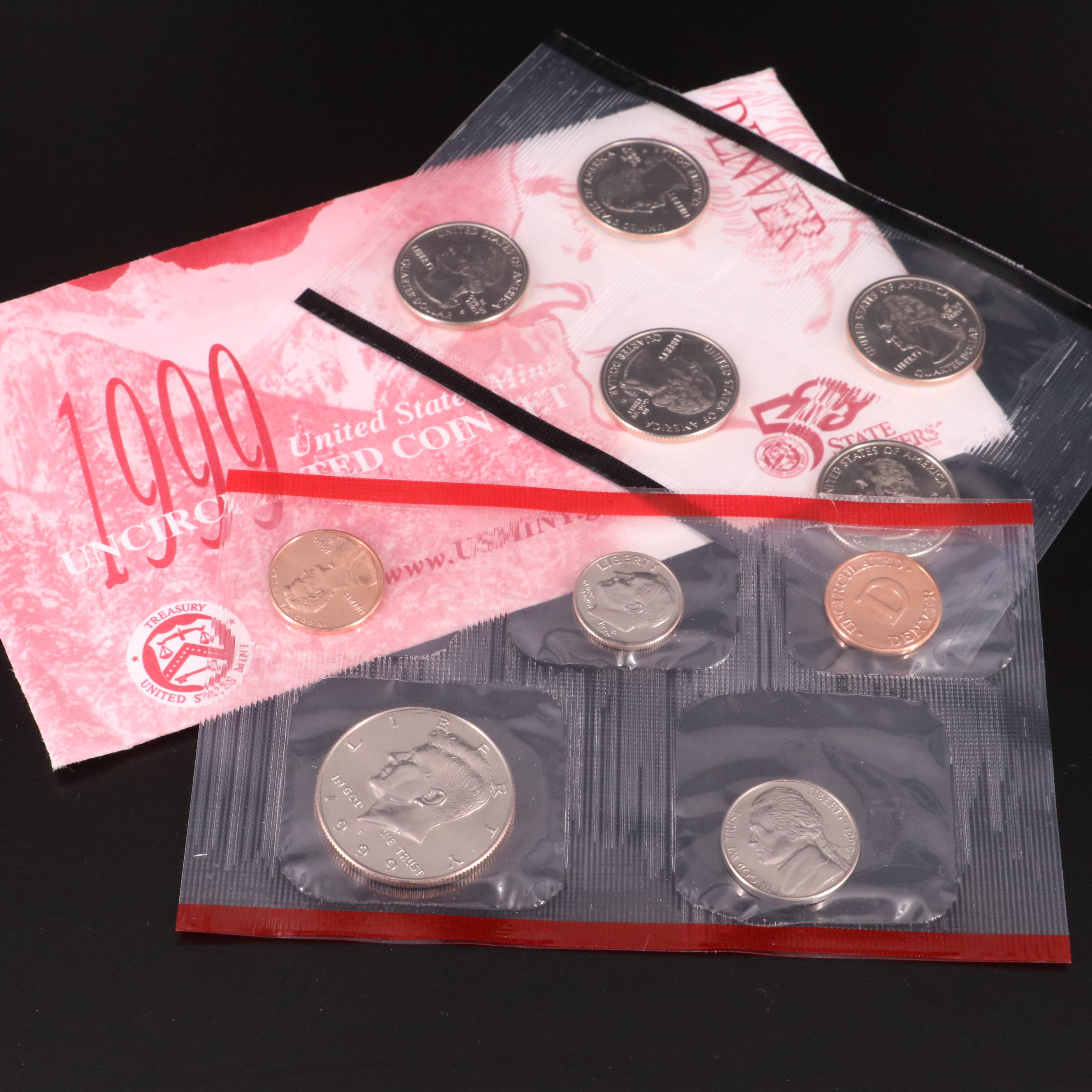 Twelve Different United States Mint Sets