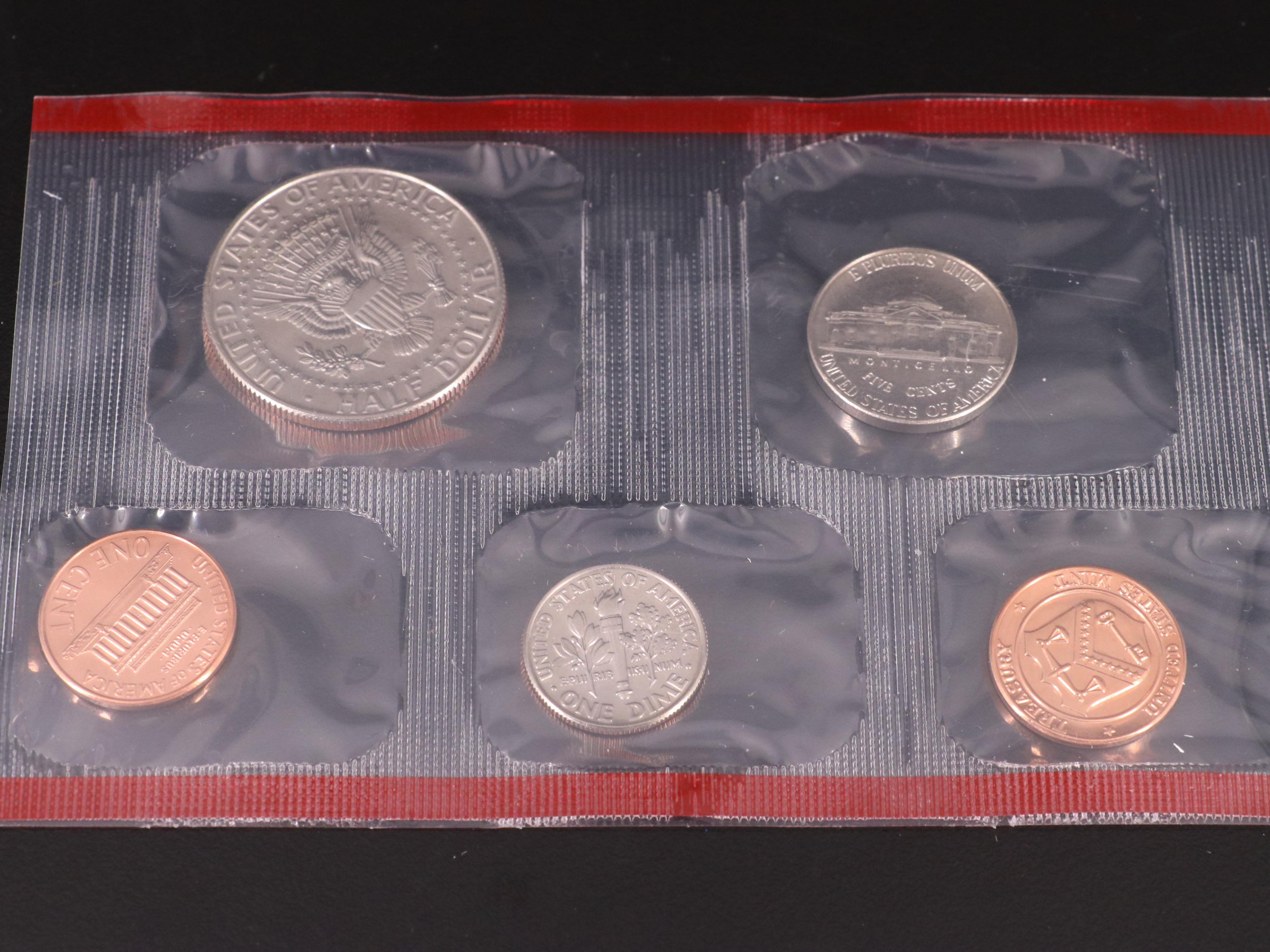 Twelve Different United States Mint Sets