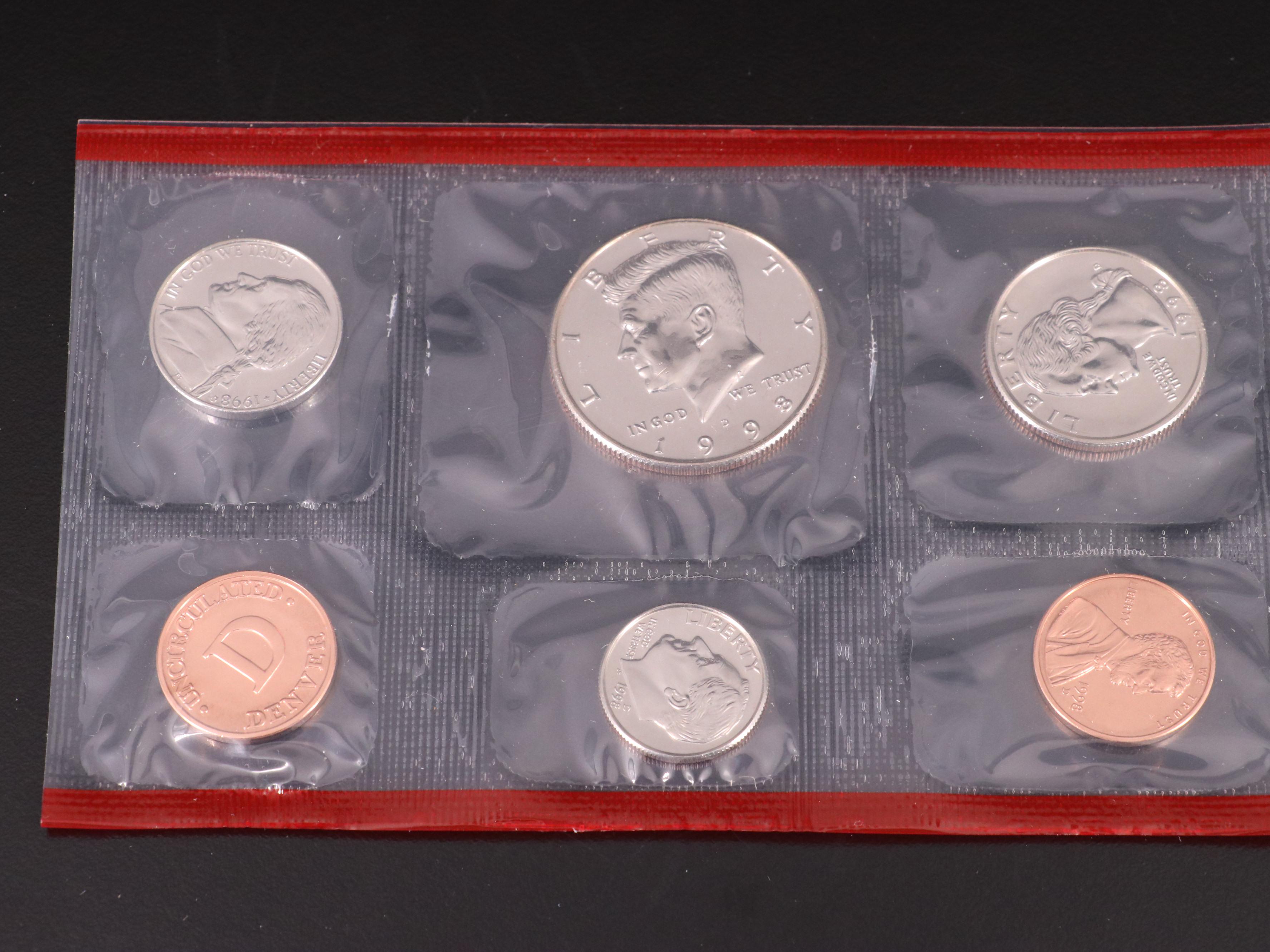 Twelve Different United States Mint Sets
