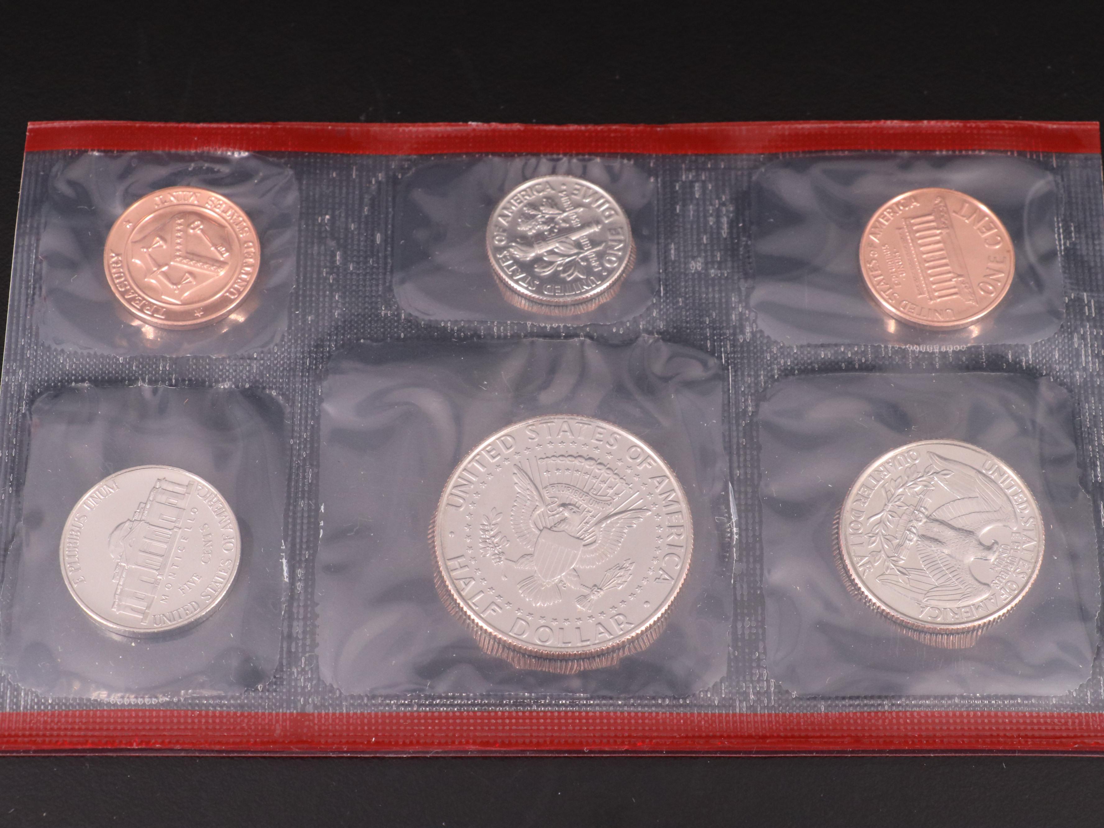Twelve Different United States Mint Sets