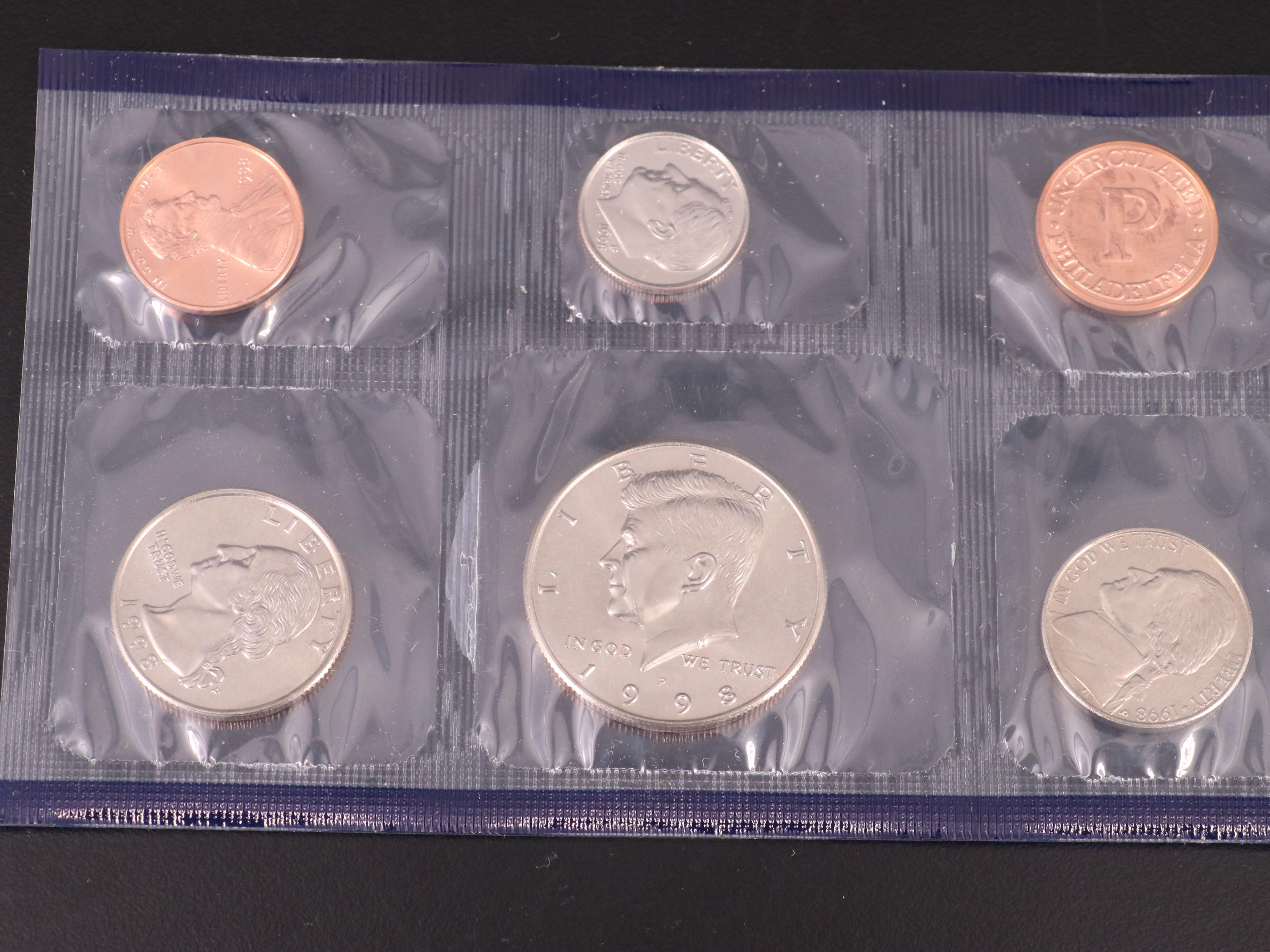 Twelve Different United States Mint Sets