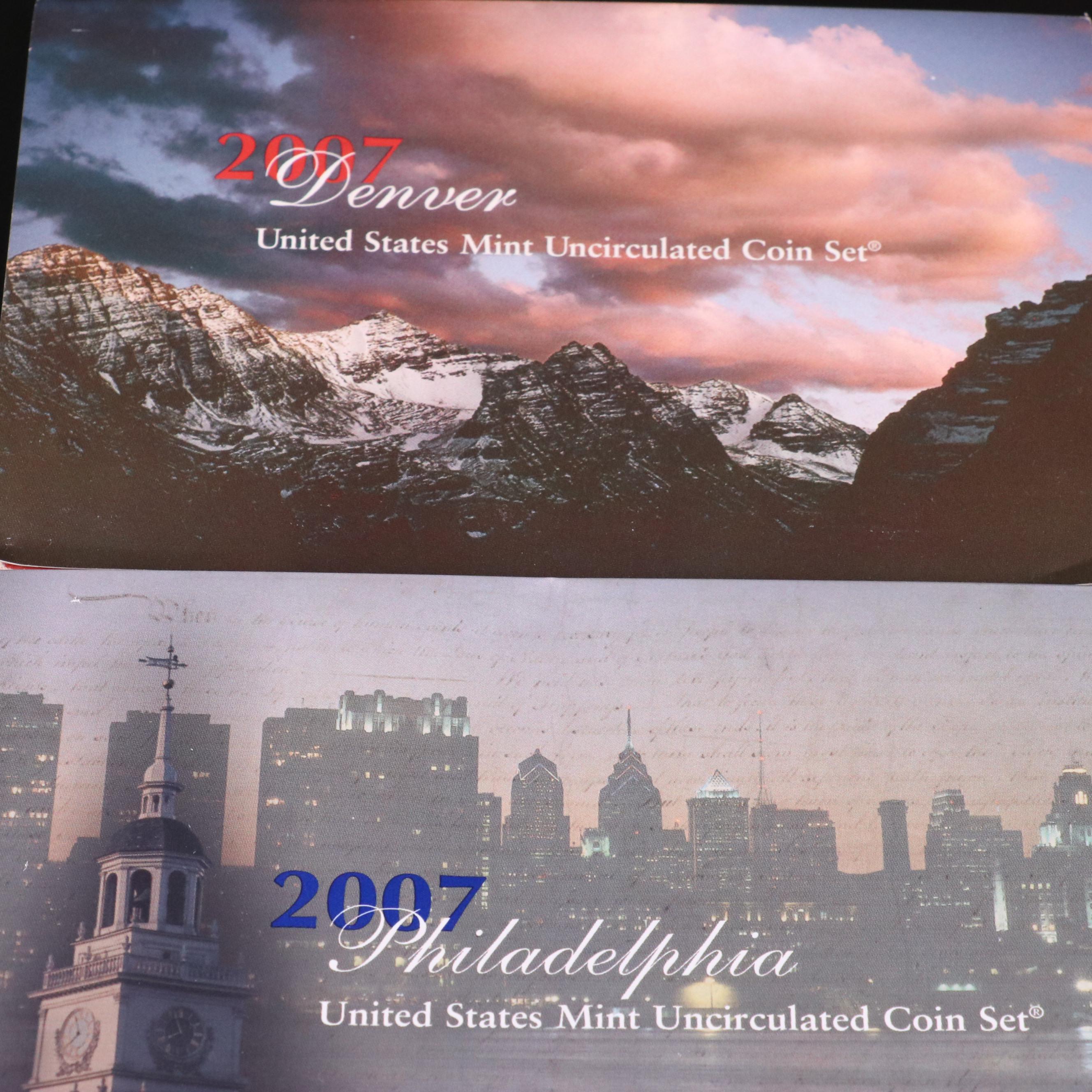 Twelve Different United States Mint Sets
