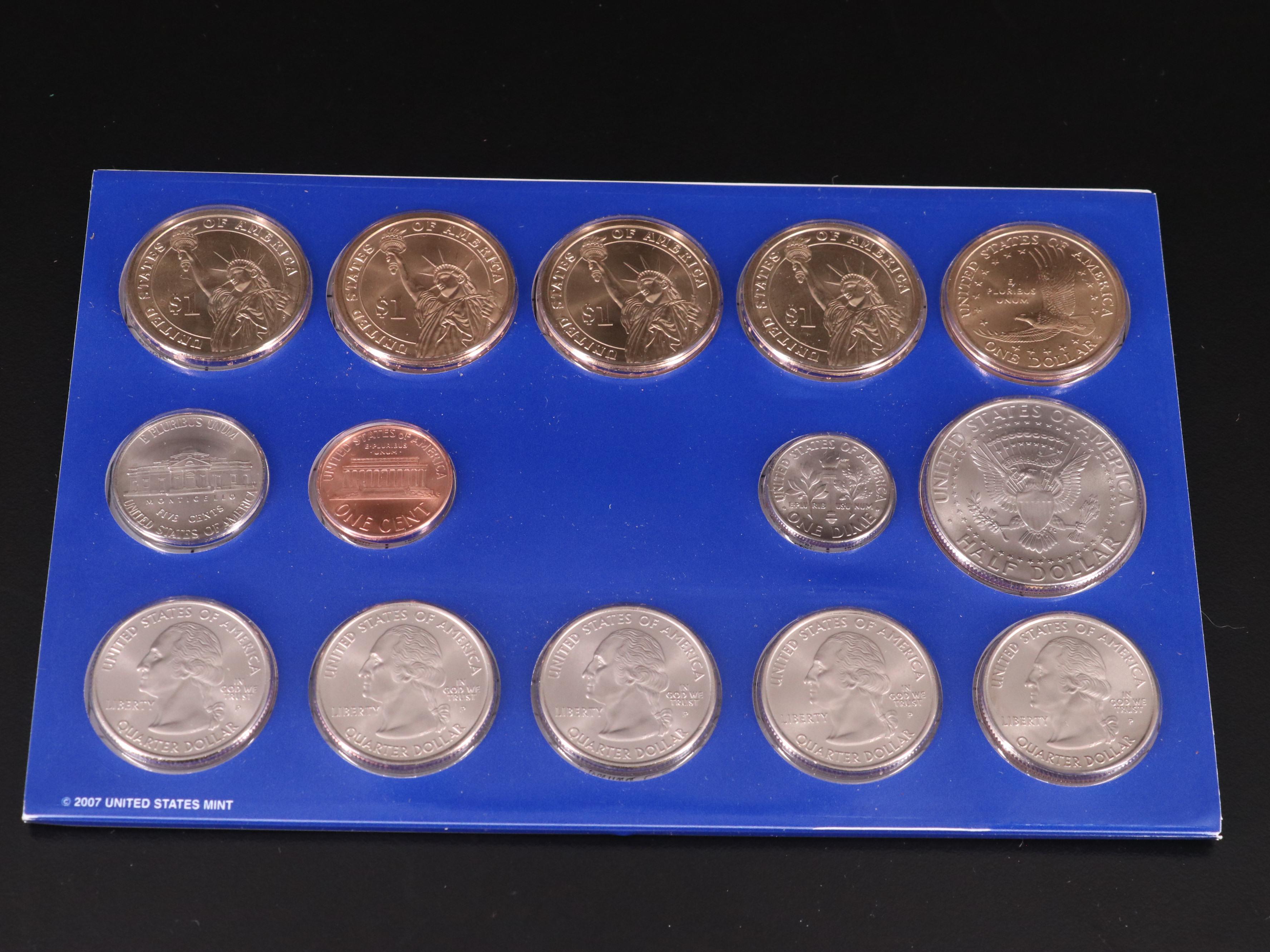 Twelve Different United States Mint Sets