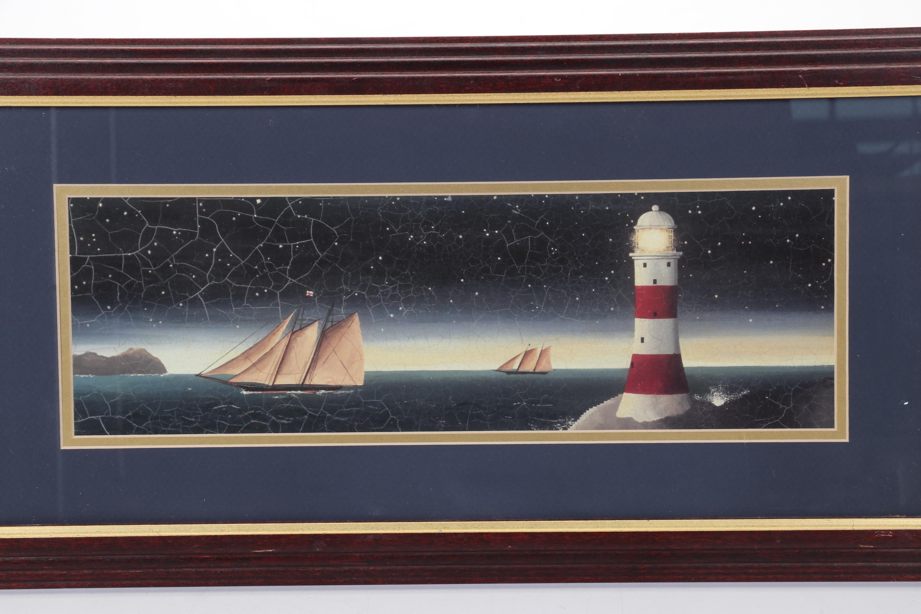 Offset Lithograph After Martin Wiscombe "Lighthouse Glare"