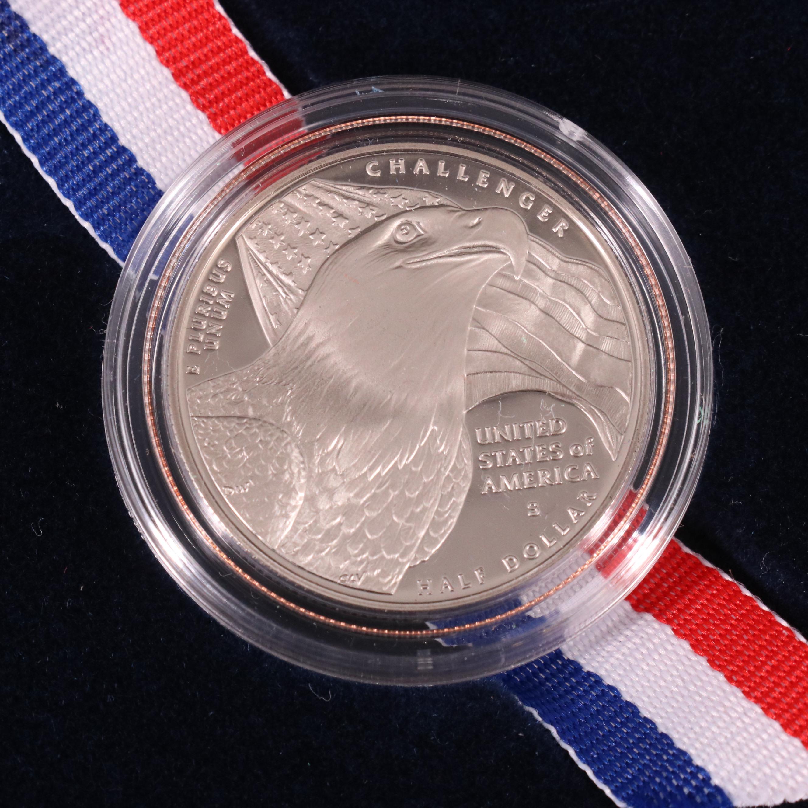 Three Modern Commemorative Uncirculated Silver Dollars