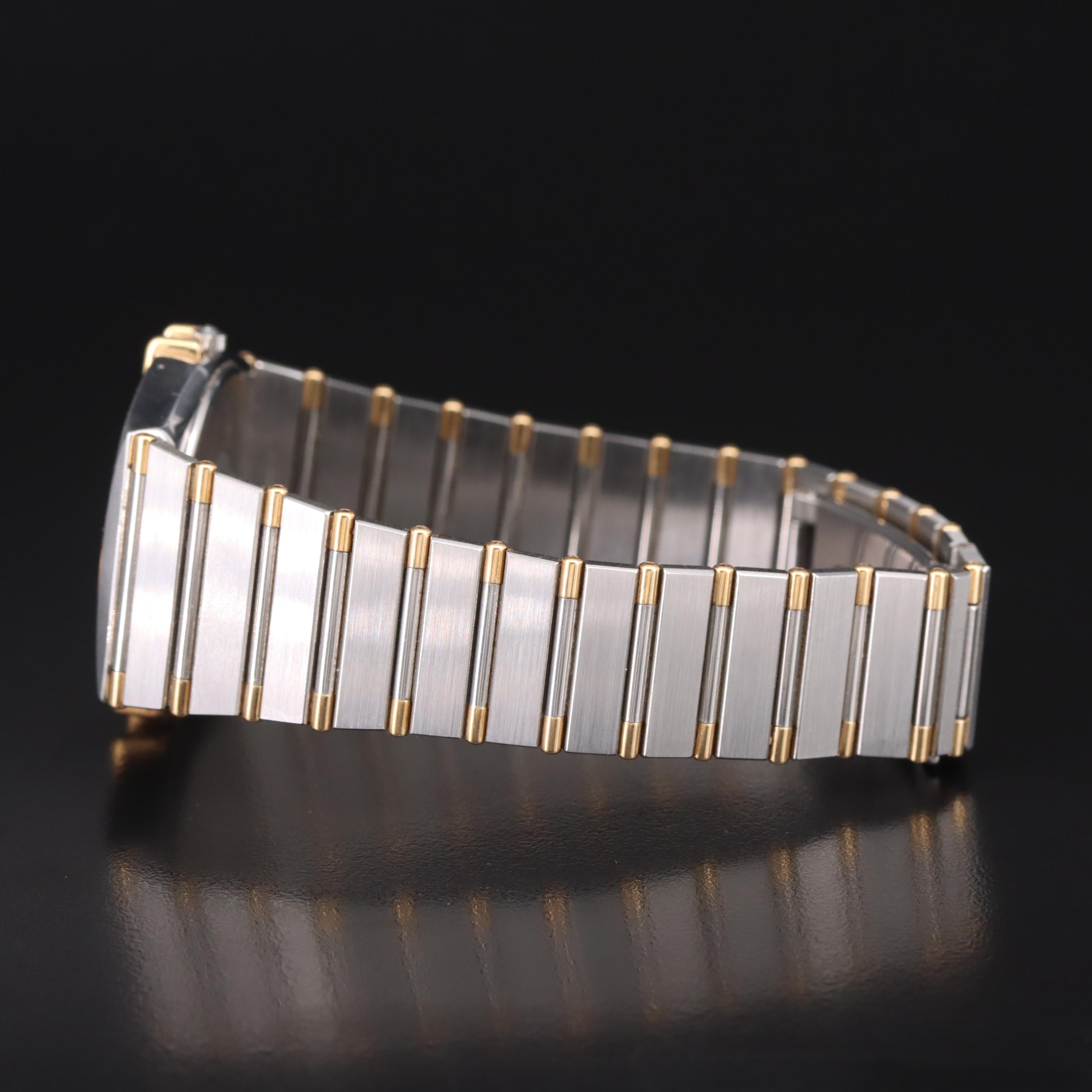 1991 Omega Constellation 18K and Stainless Steel Watch