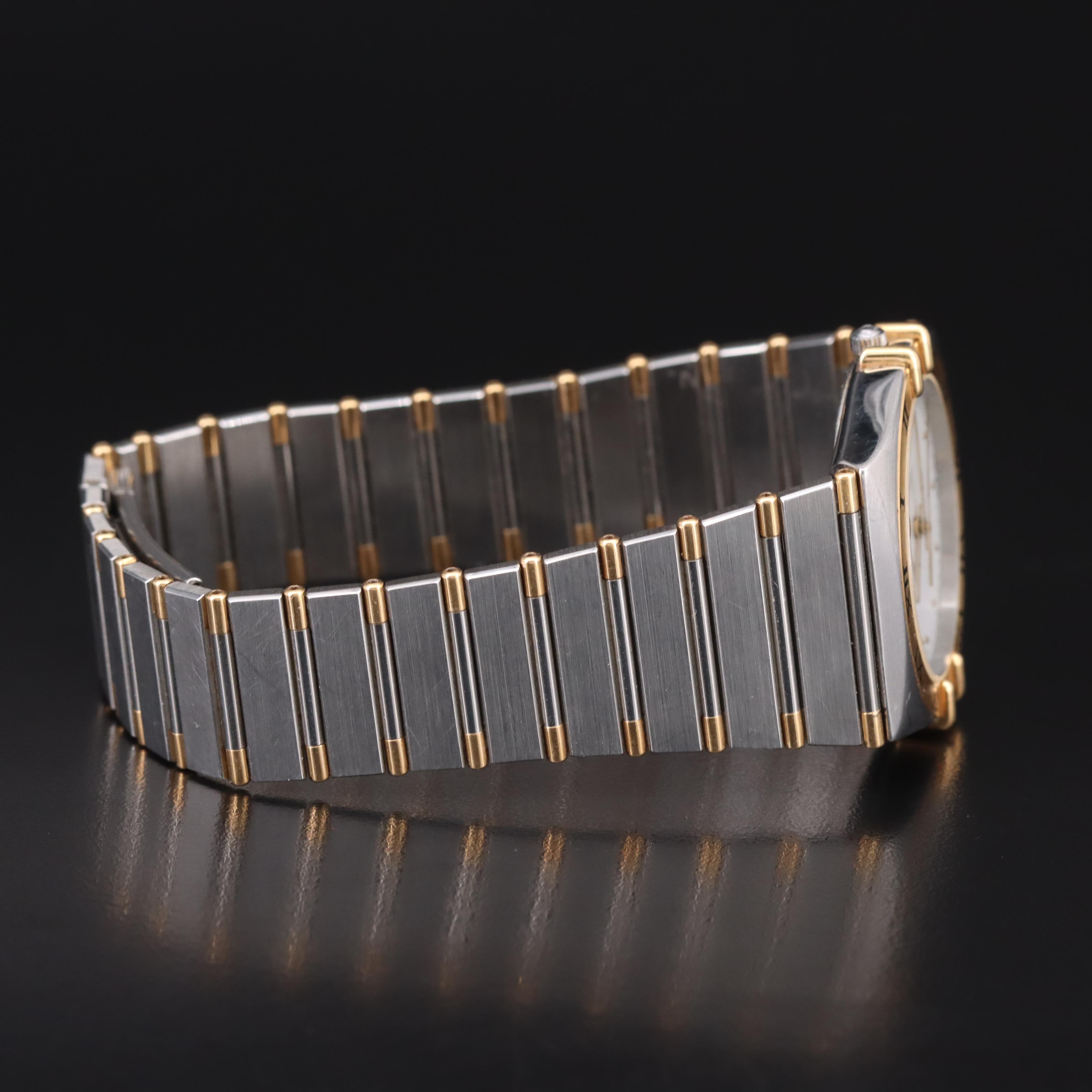 1991 Omega Constellation 18K and Stainless Steel Watch