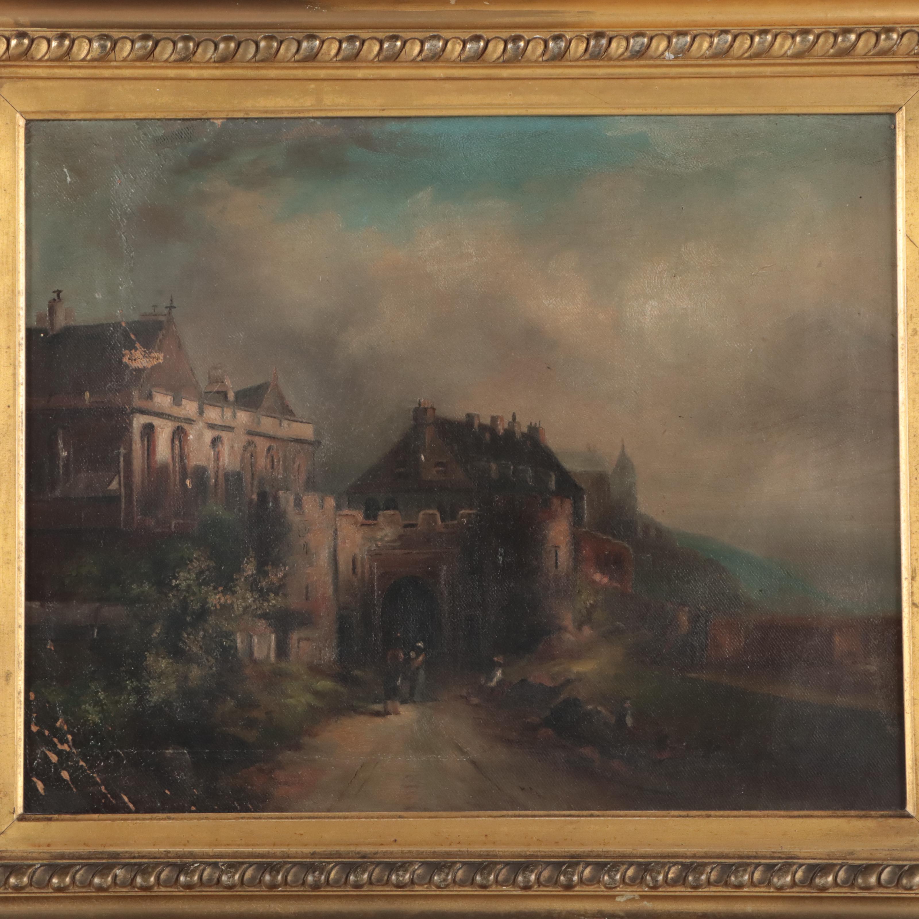 Oil Painting of Sweeping Landscape