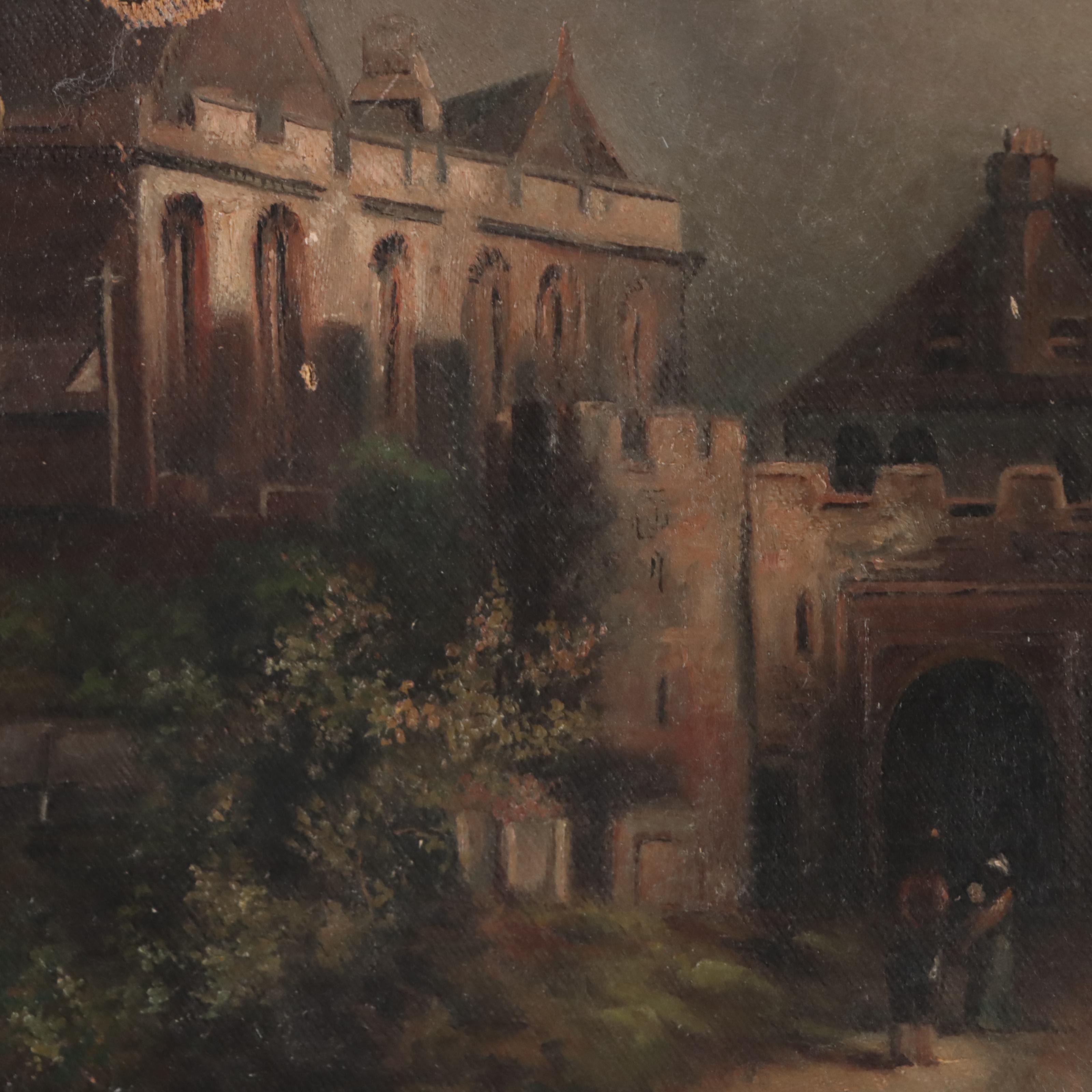 Oil Painting of Sweeping Landscape