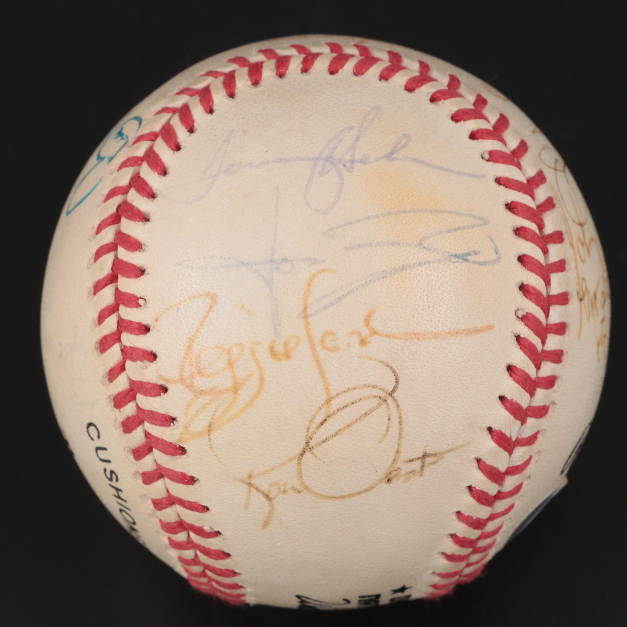 MLB Signed Ball with Vander Meer, Palmer, Nuxhall, Perez, Brennaman, More, PSA