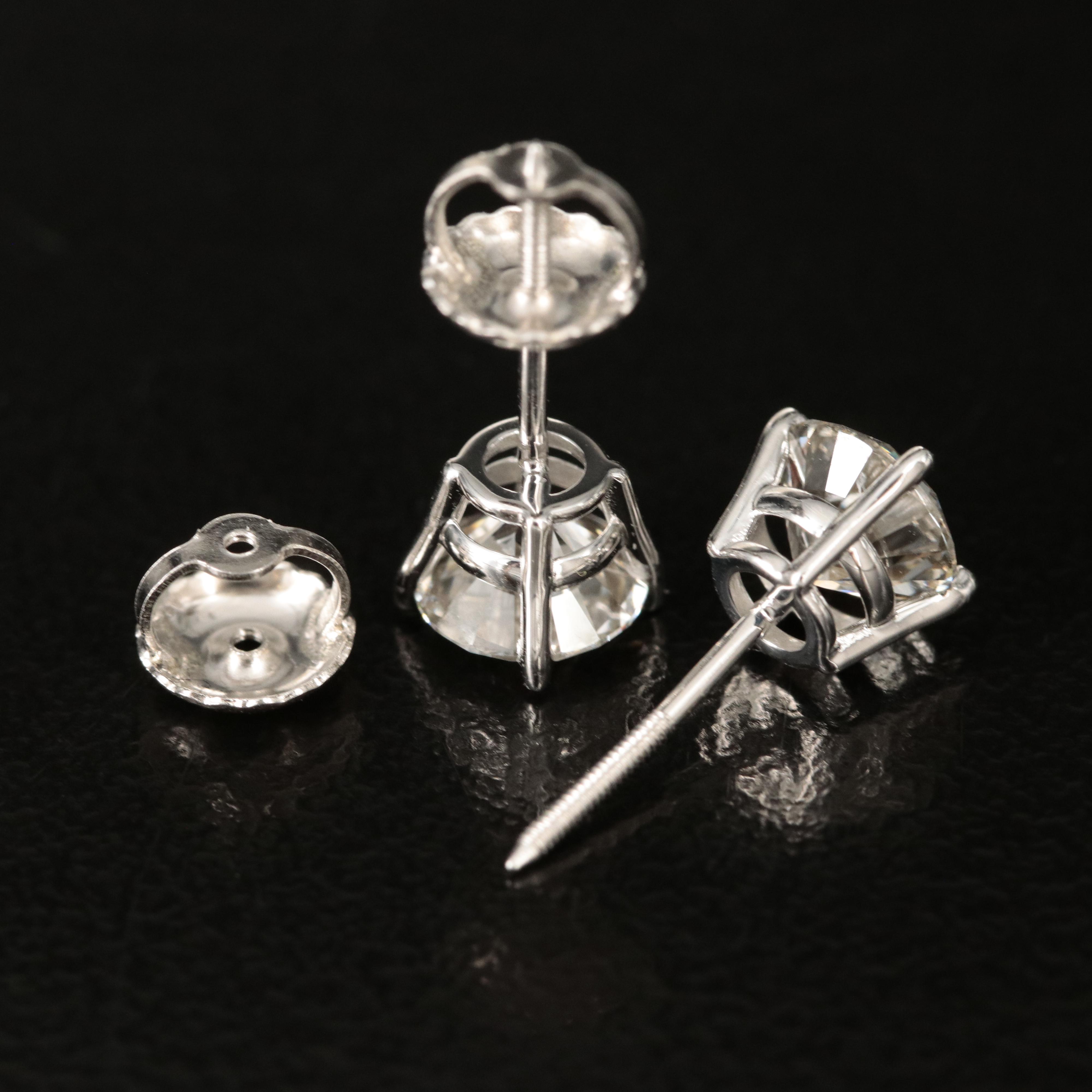 14K 1.32 CTW Lab Grown Diamond Stud Earrings