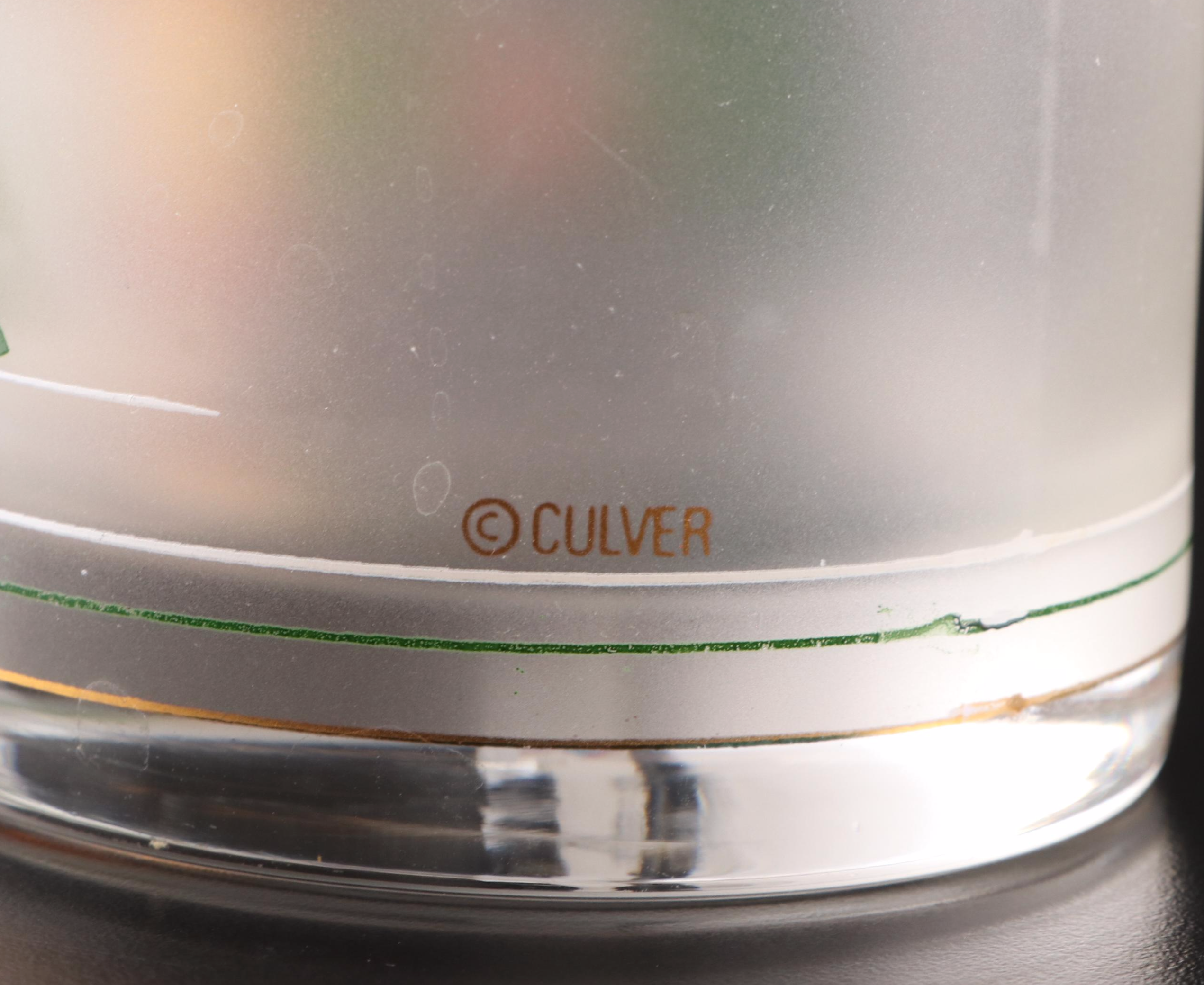 Culver Seasonal Cocktail Glass and More Christmas Theme Drinkware