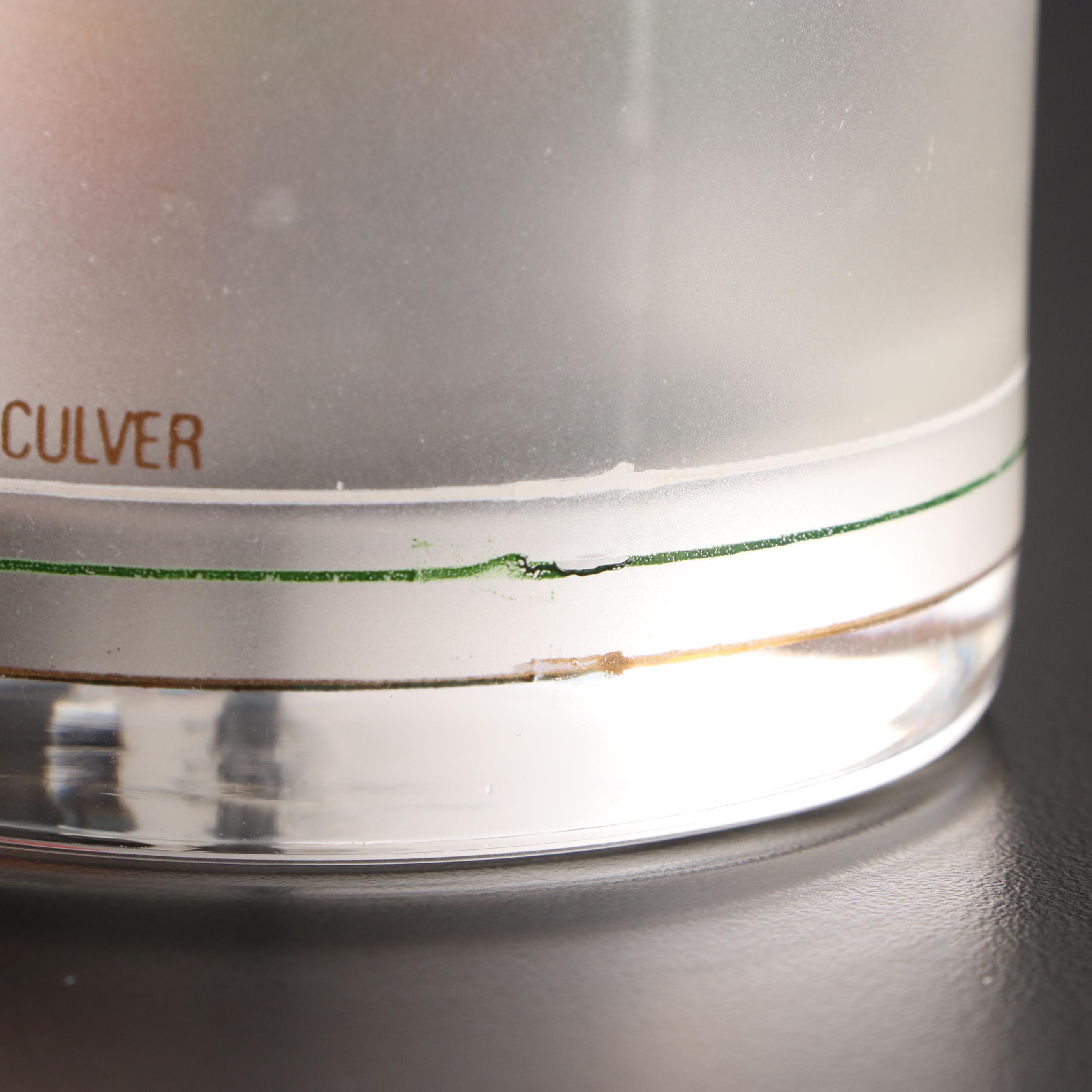 Culver Seasonal Cocktail Glass and More Christmas Theme Drinkware