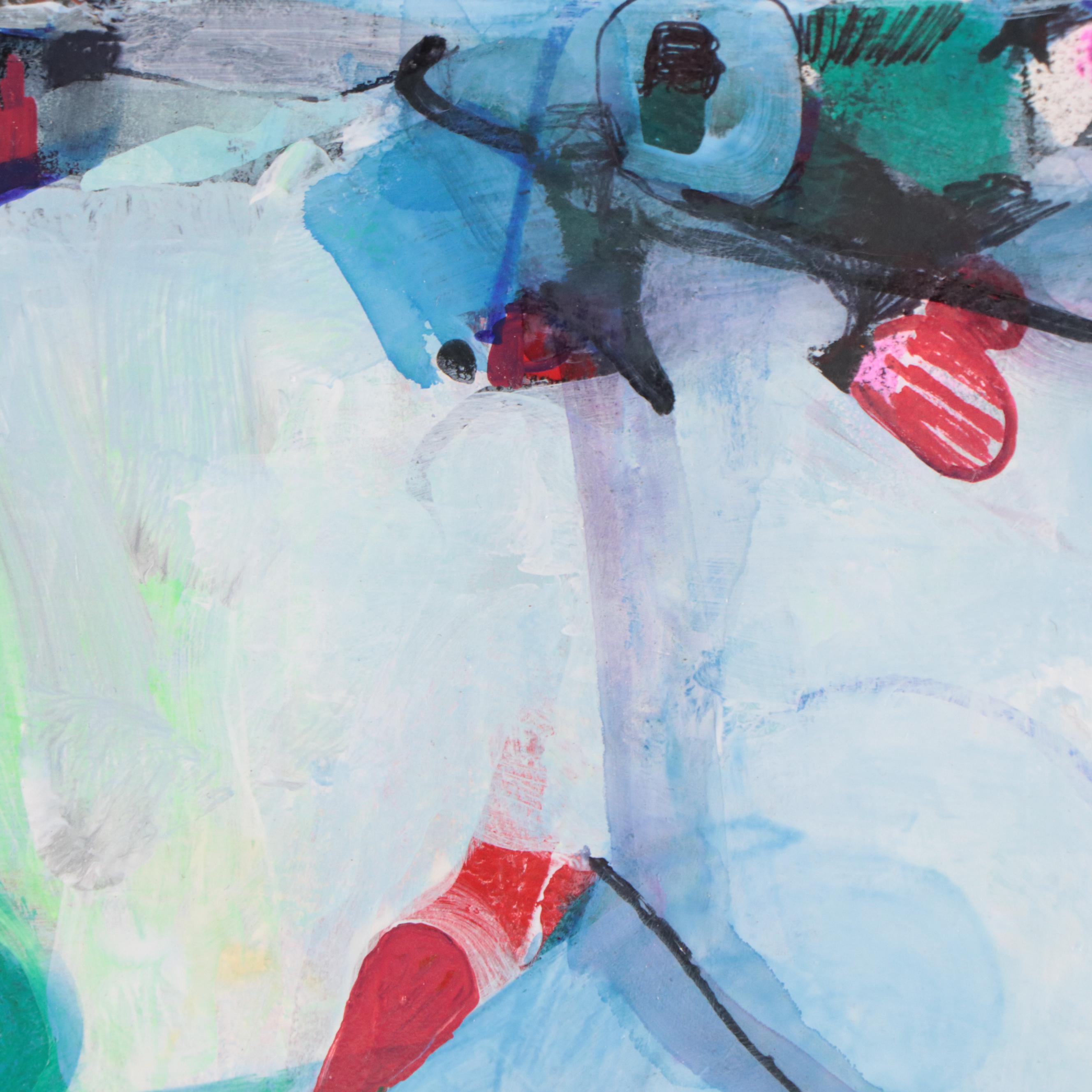 Mark Whitmarsh Abstract Acrylic Painting "Arrangement #204," 2022