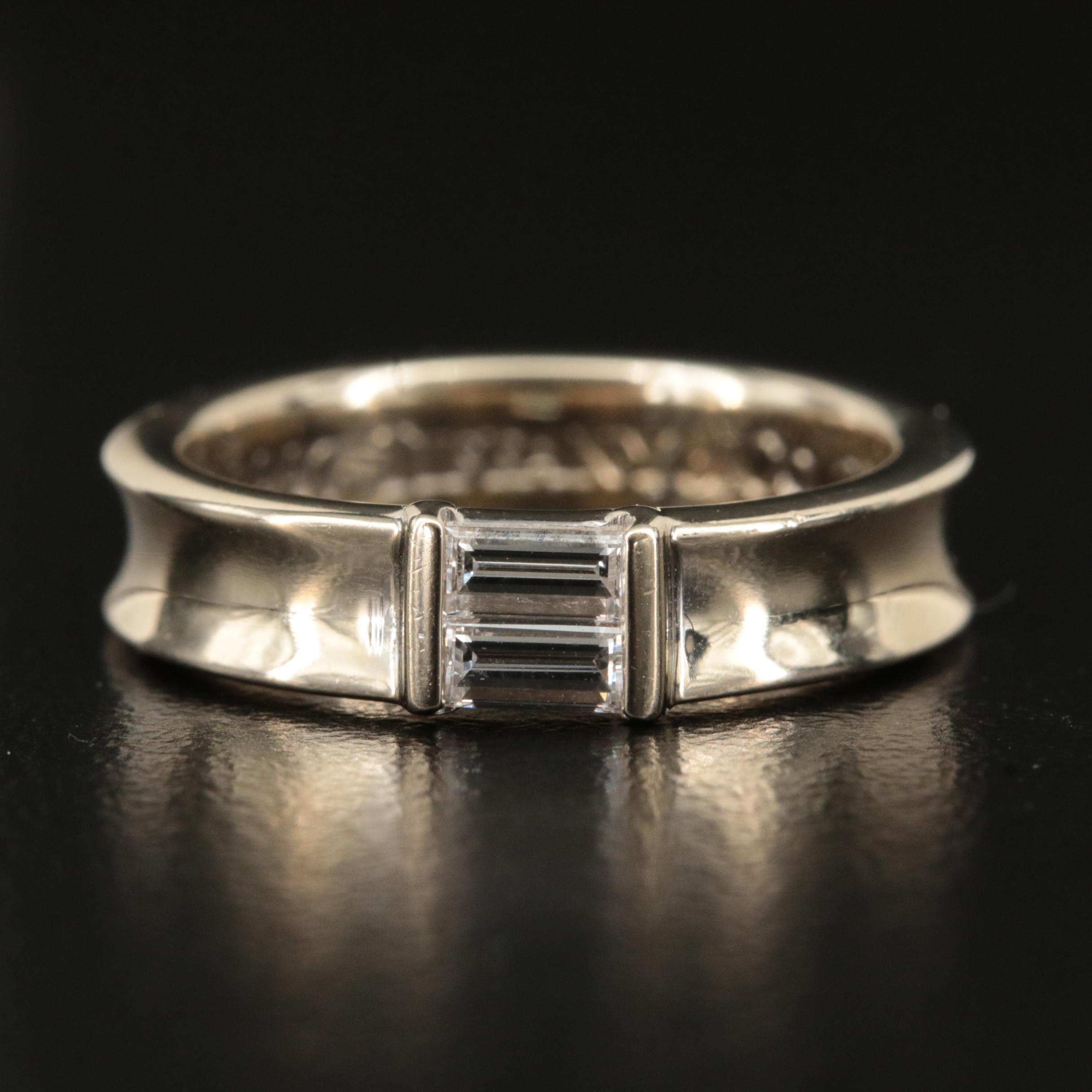 Tiffany & Co. 18K 0.26 CTW Diamond Ring